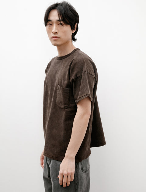 Taiga Takahashi Lot 601 Tee Shirt Mud Dyed Brown