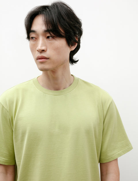 Lustre Plaiting T-Shirt Light Green
