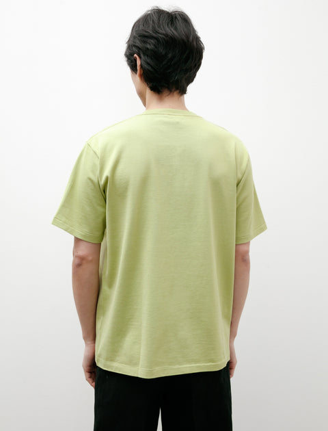 Auralee Lustre Plaiting T-Shirt Light Green