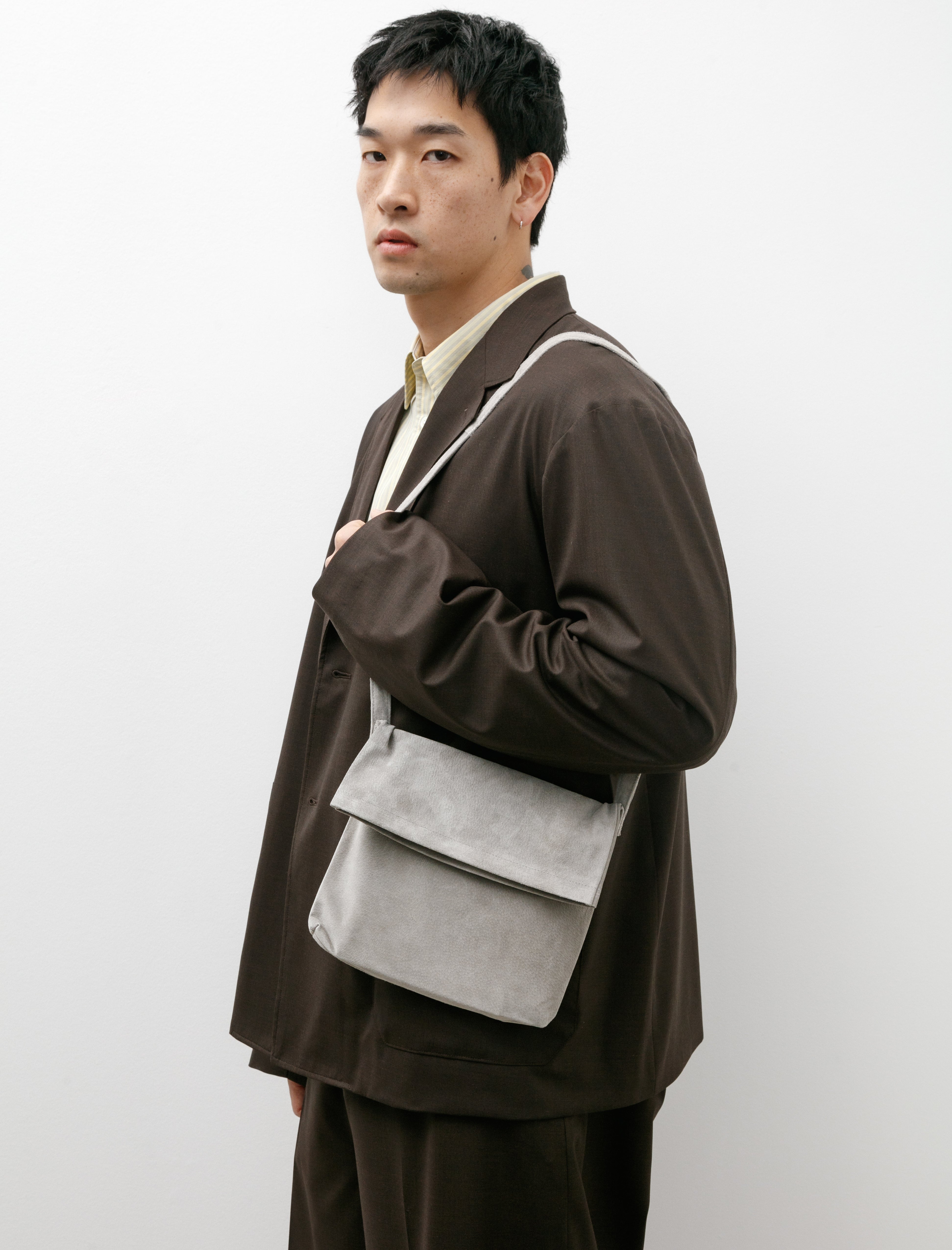 Hender Scheme Flap Shoulder Bag Small Pig Leather