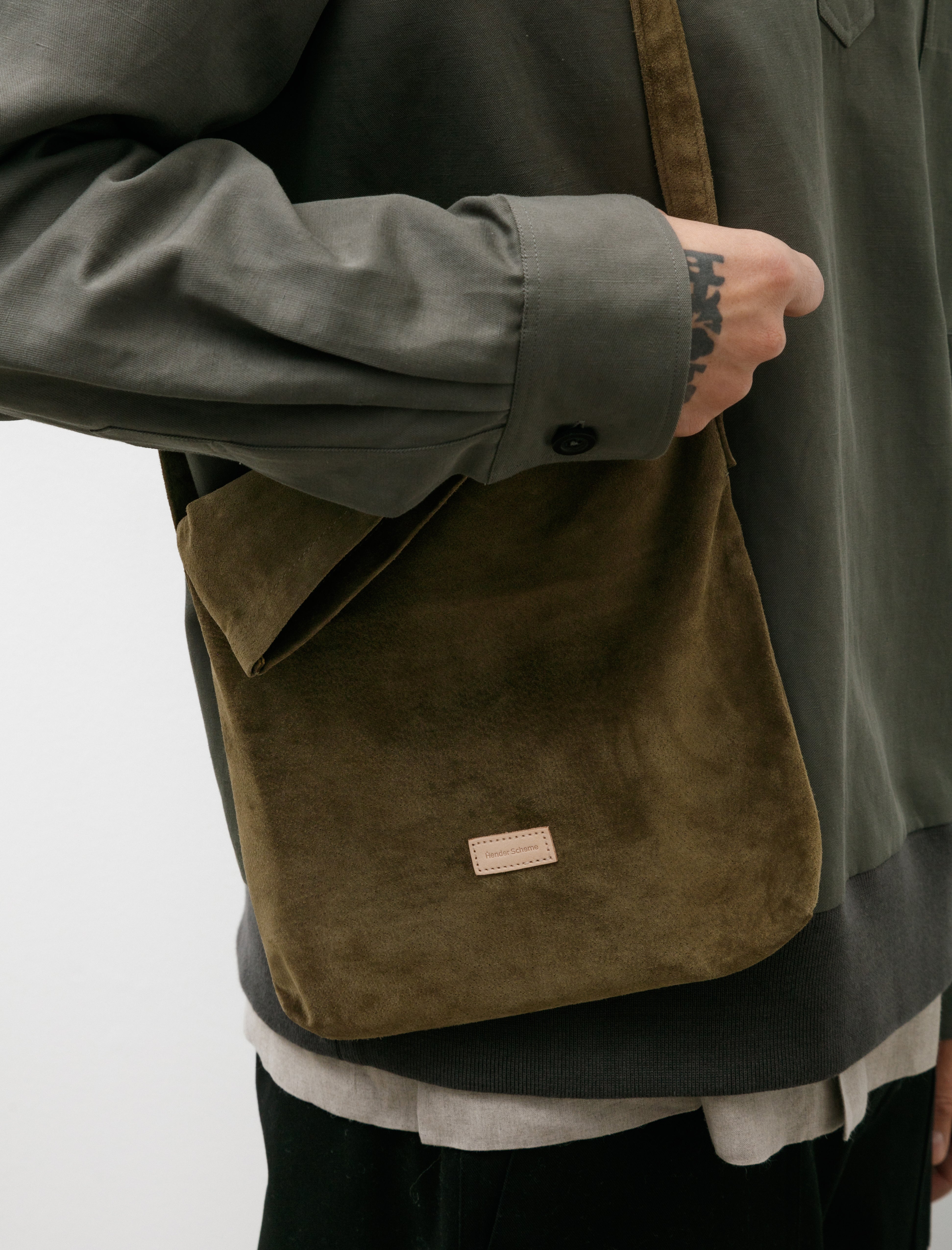 Hender Scheme Flap Shoulder Bag Small Pig Leather