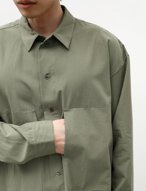 Polyploid Shirt Jacket C Olive