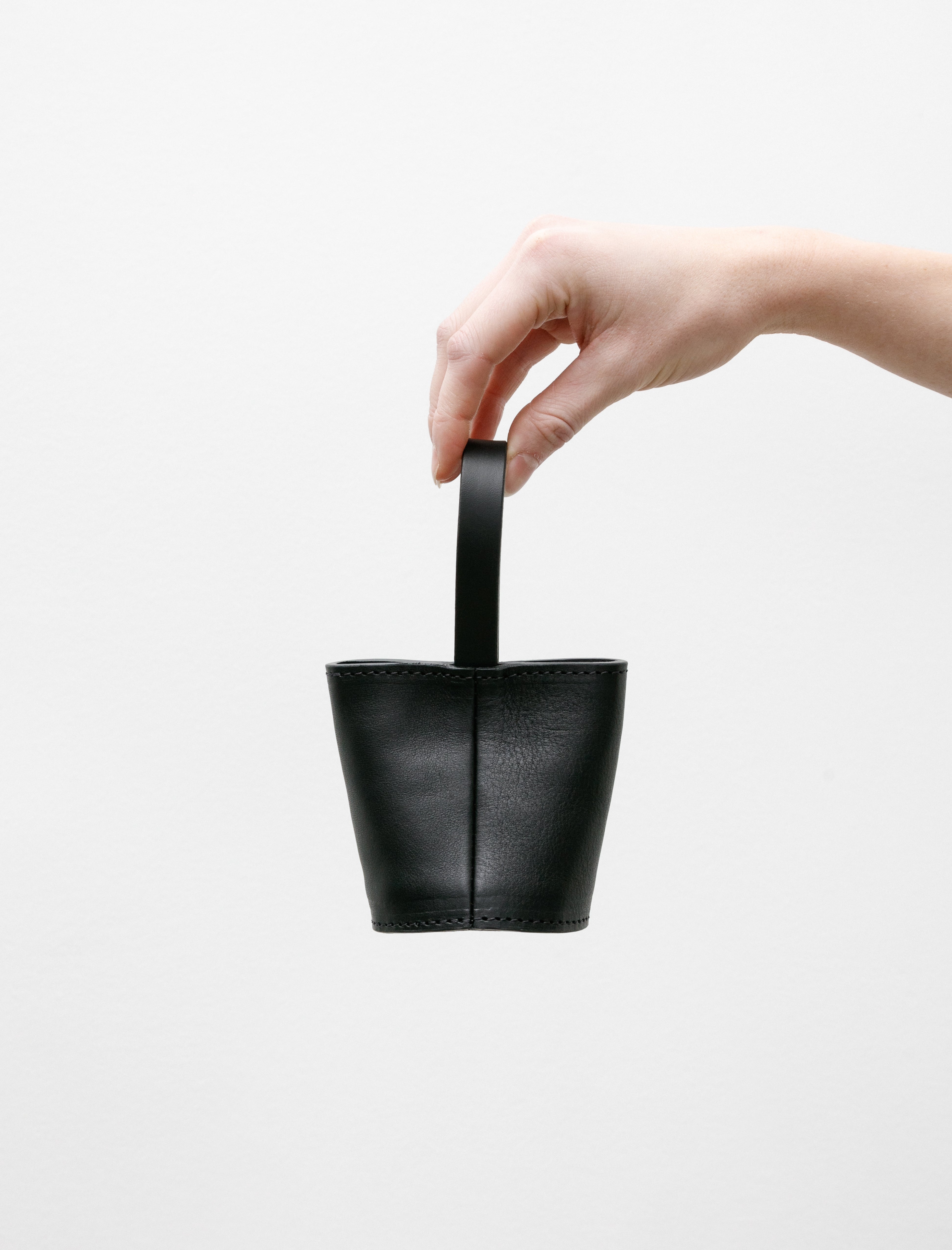 Cawley Mini Bucket Bag Black