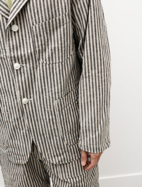 Engineered Garments Bedford Jacket Natural Black LC Stripe