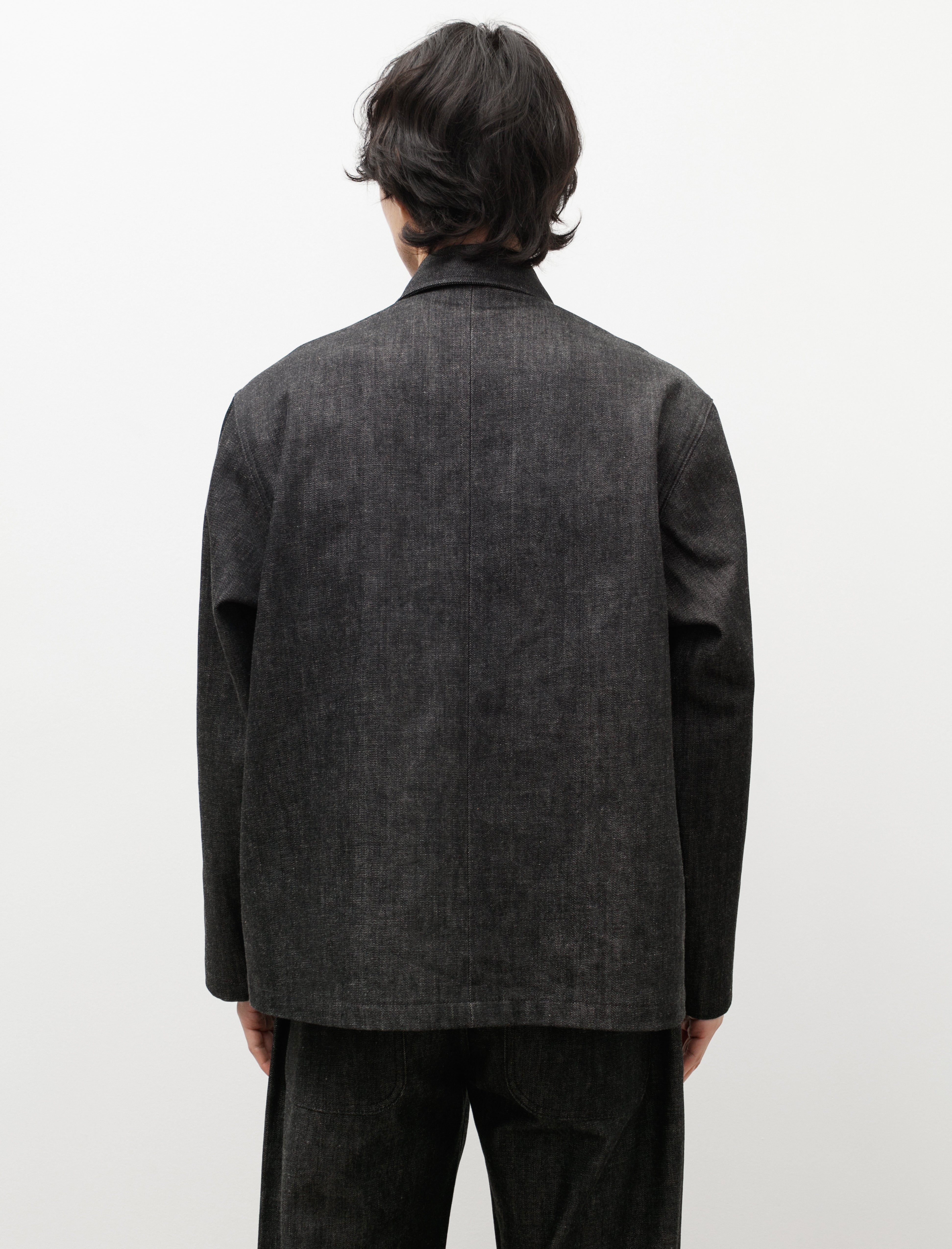 Alterior Banquet Zip Jacket Cone Mills White Oak Black