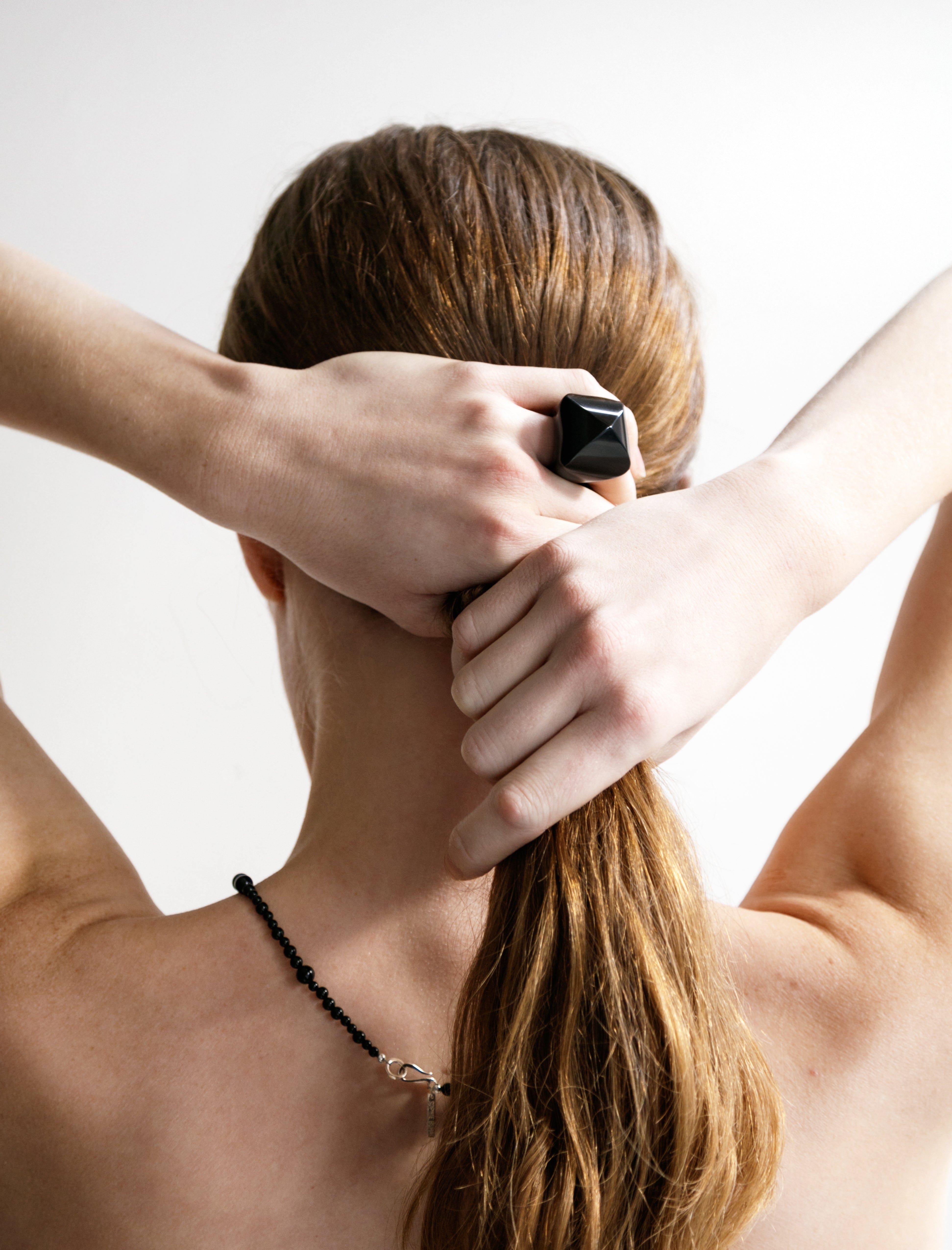 Sophie Buhai Pyramid Ring Onyx