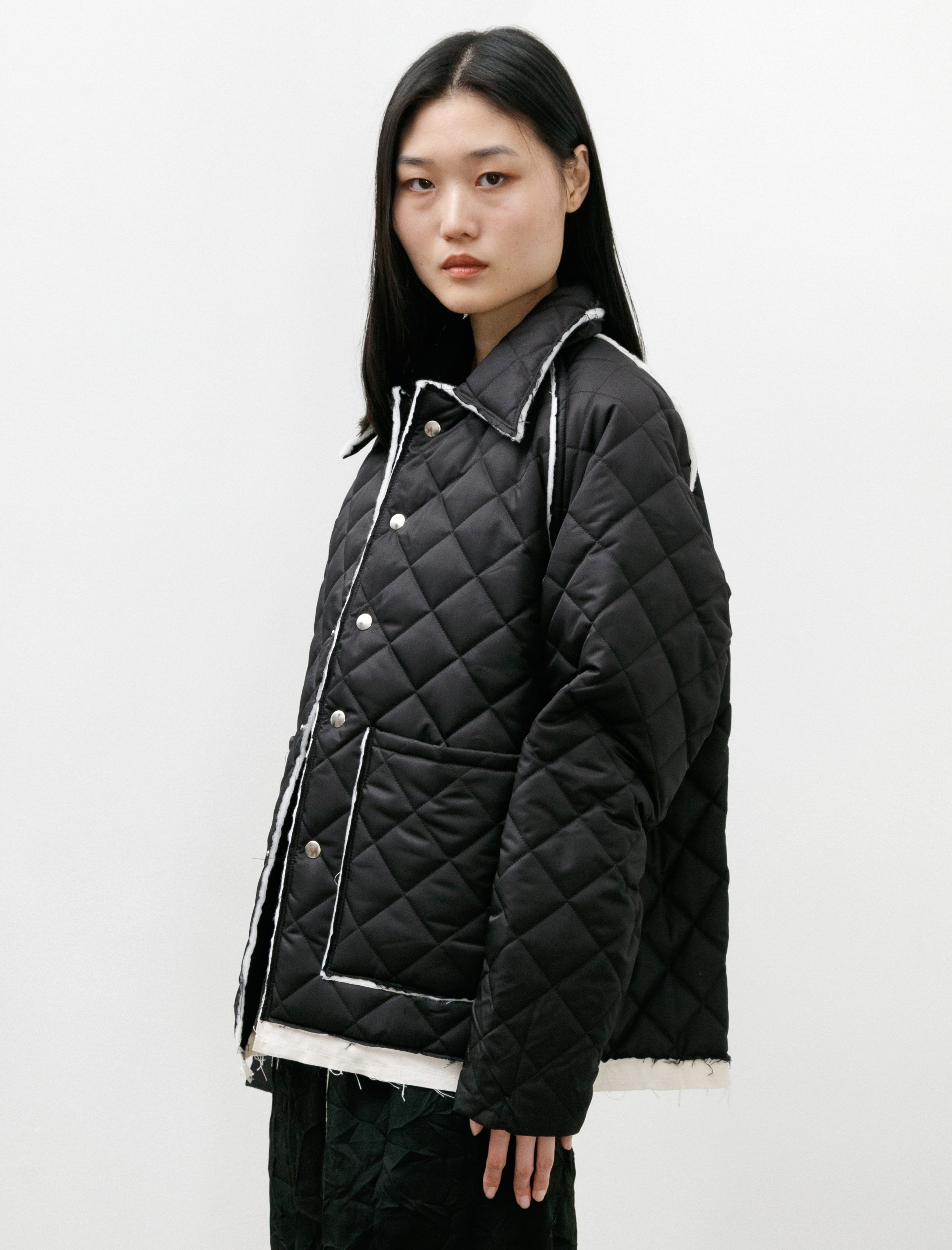 Camiel Fortgens Coach Jacket Padded Tech Black