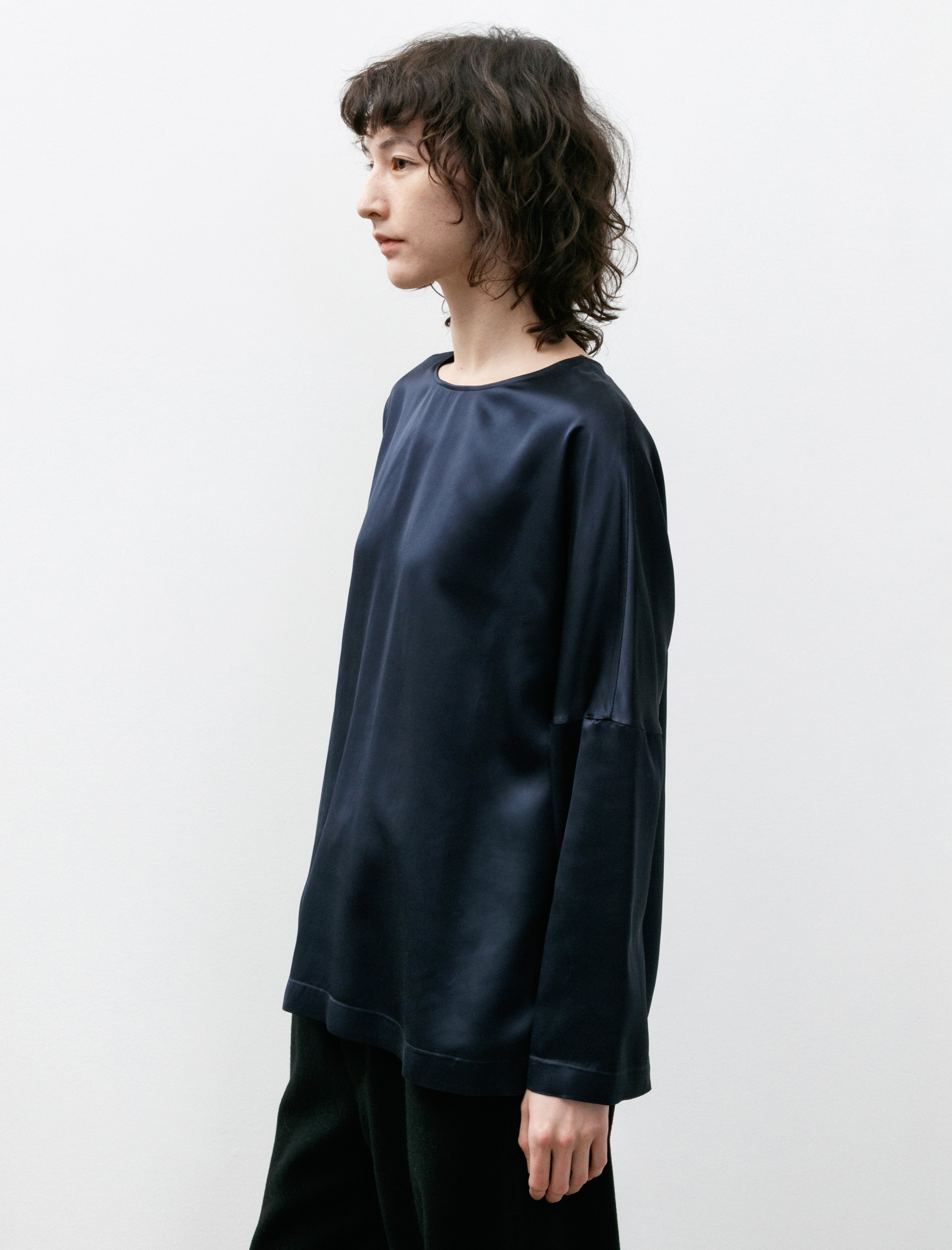 Hache Snowdrop Shirt Navy