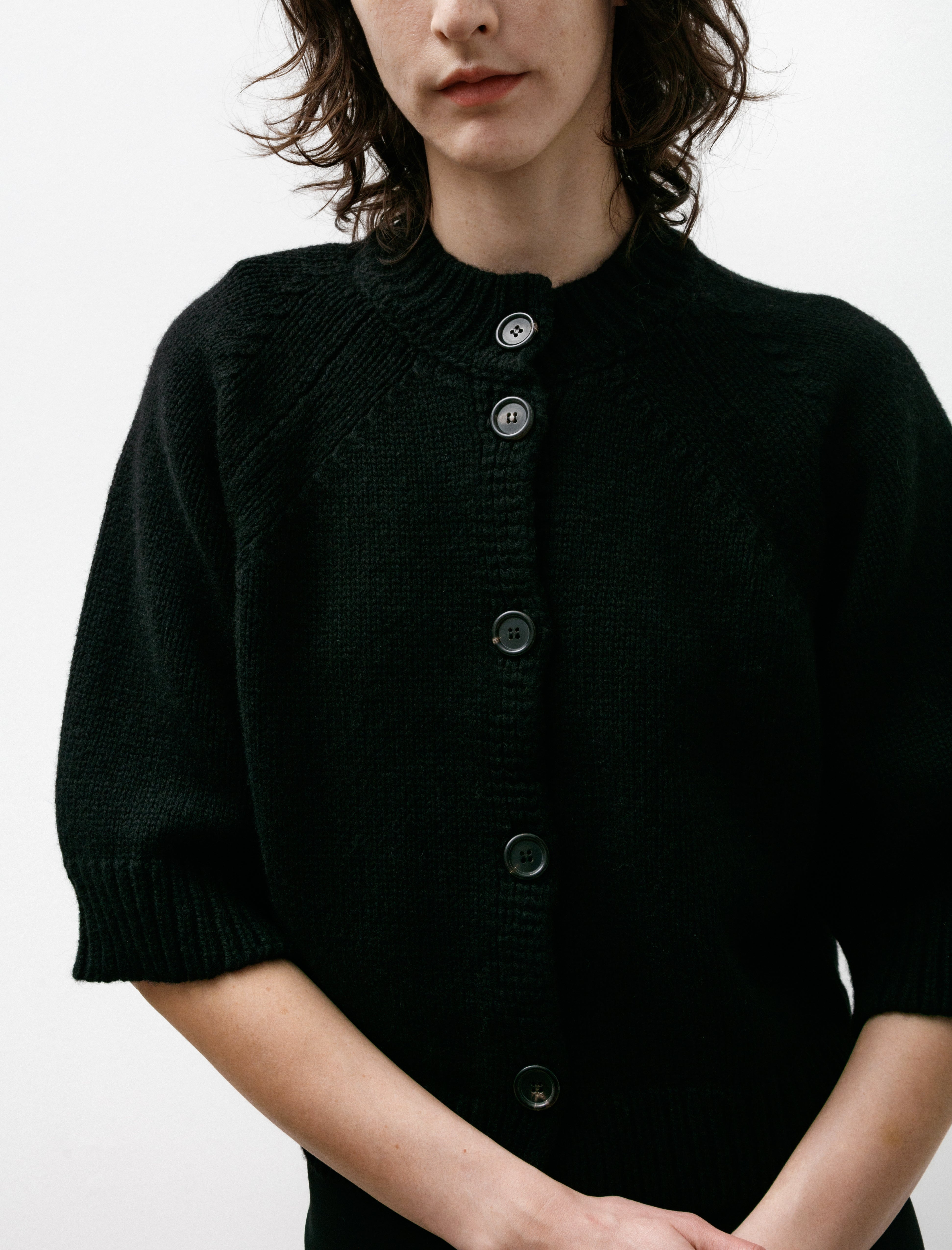 Hache Box Sweater Black
