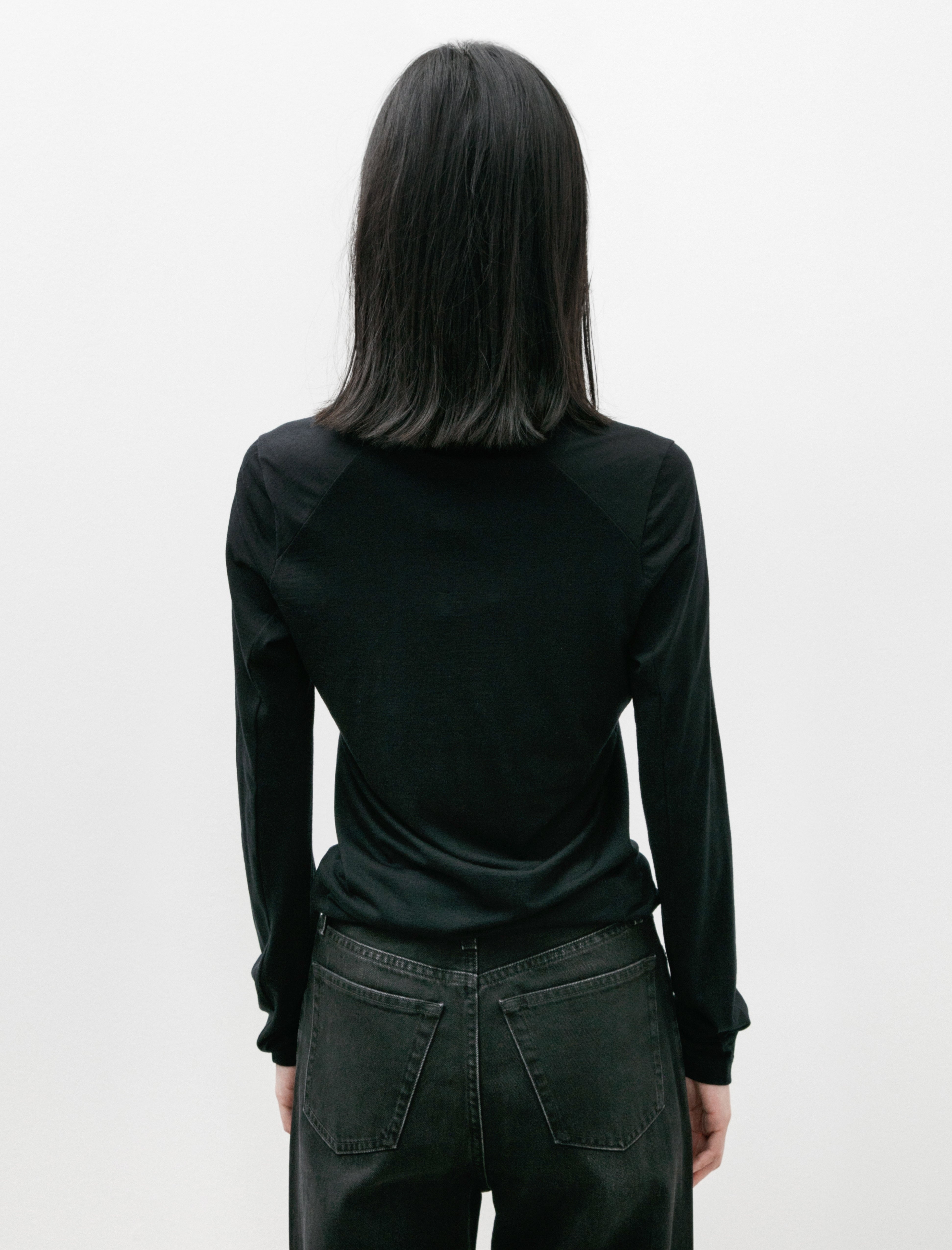 Veilance Frame LS Crew Black