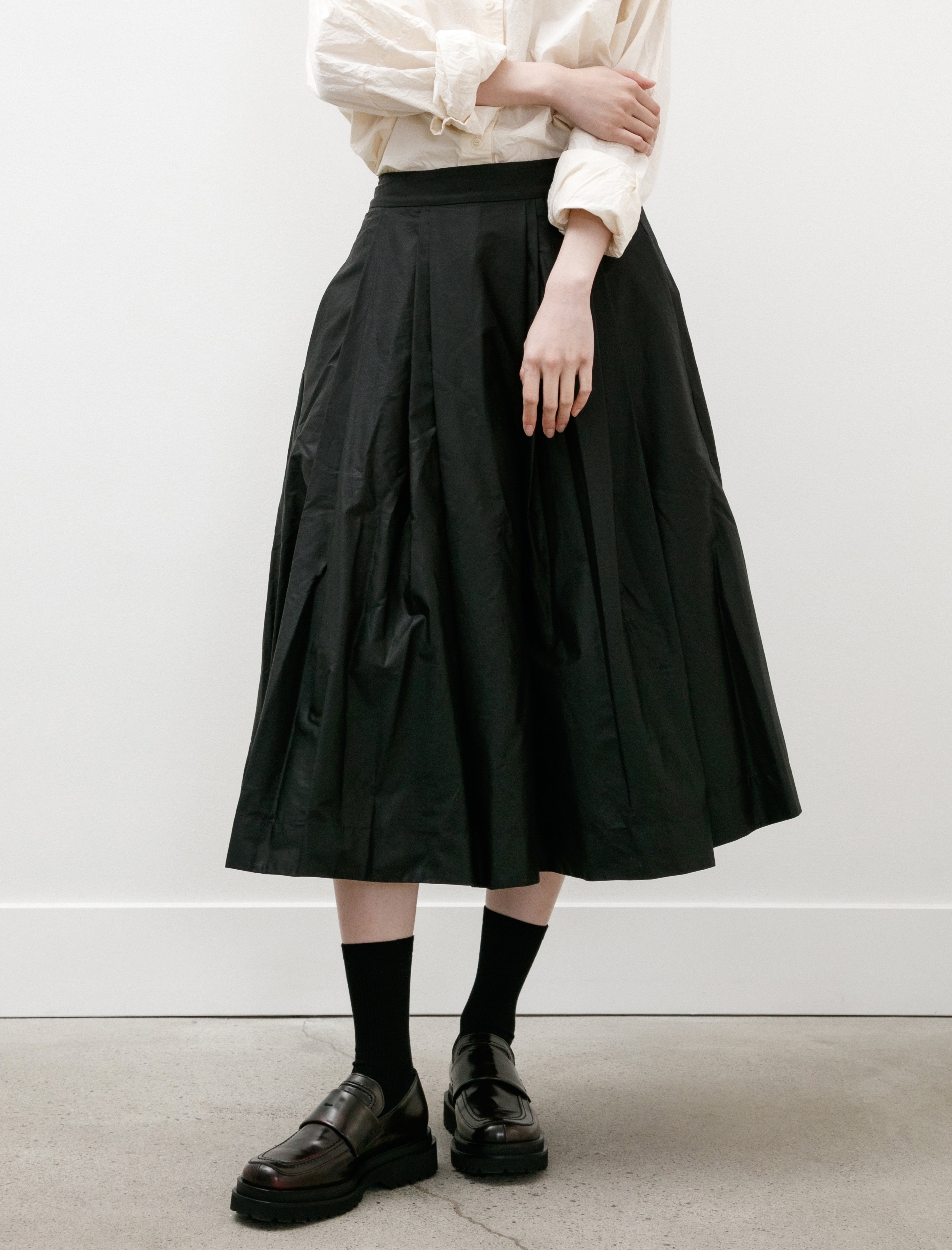 Casey Casey Anarchic Skirt Lacqed Black