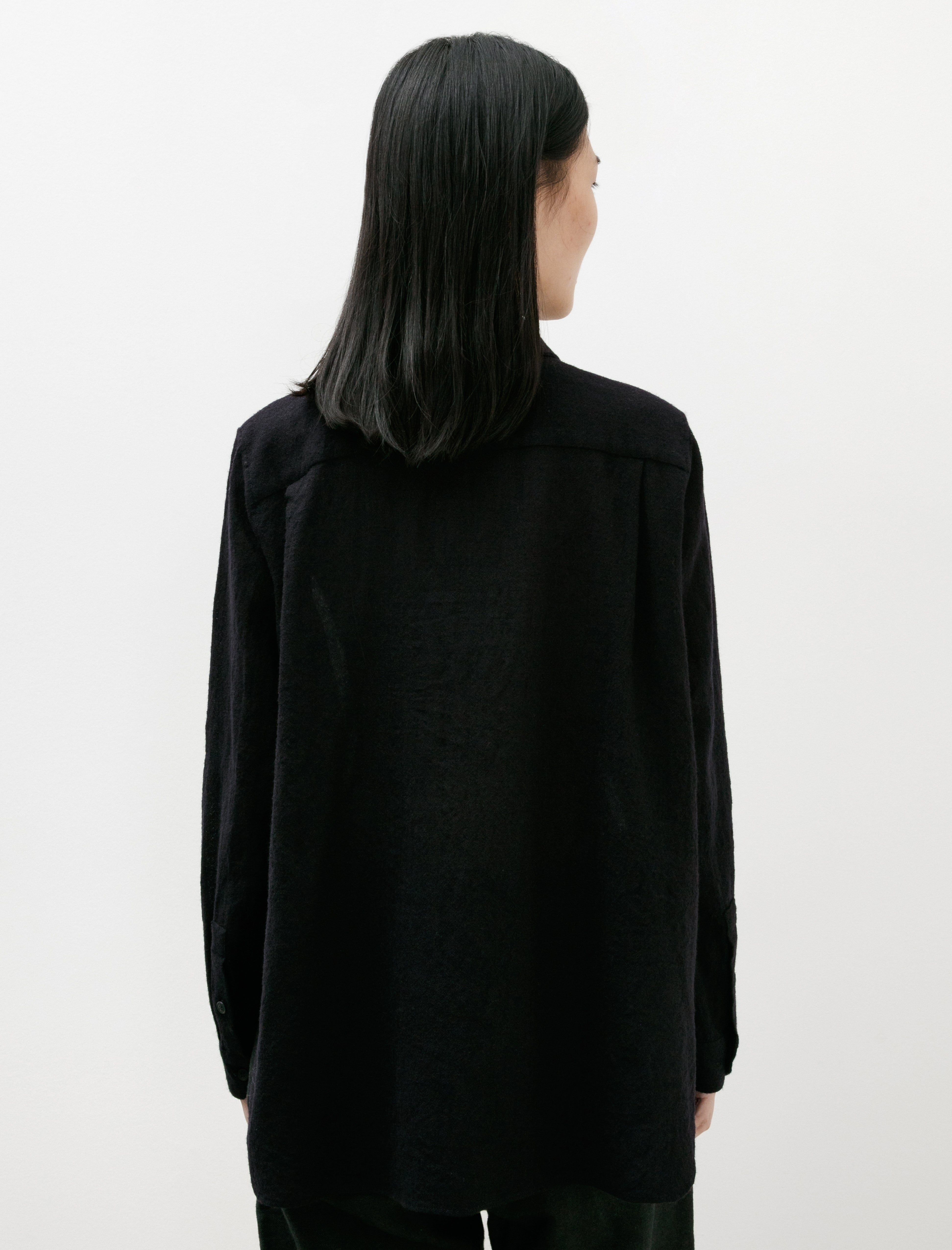 Casey Casey Marine Shirt Open Weave Navy