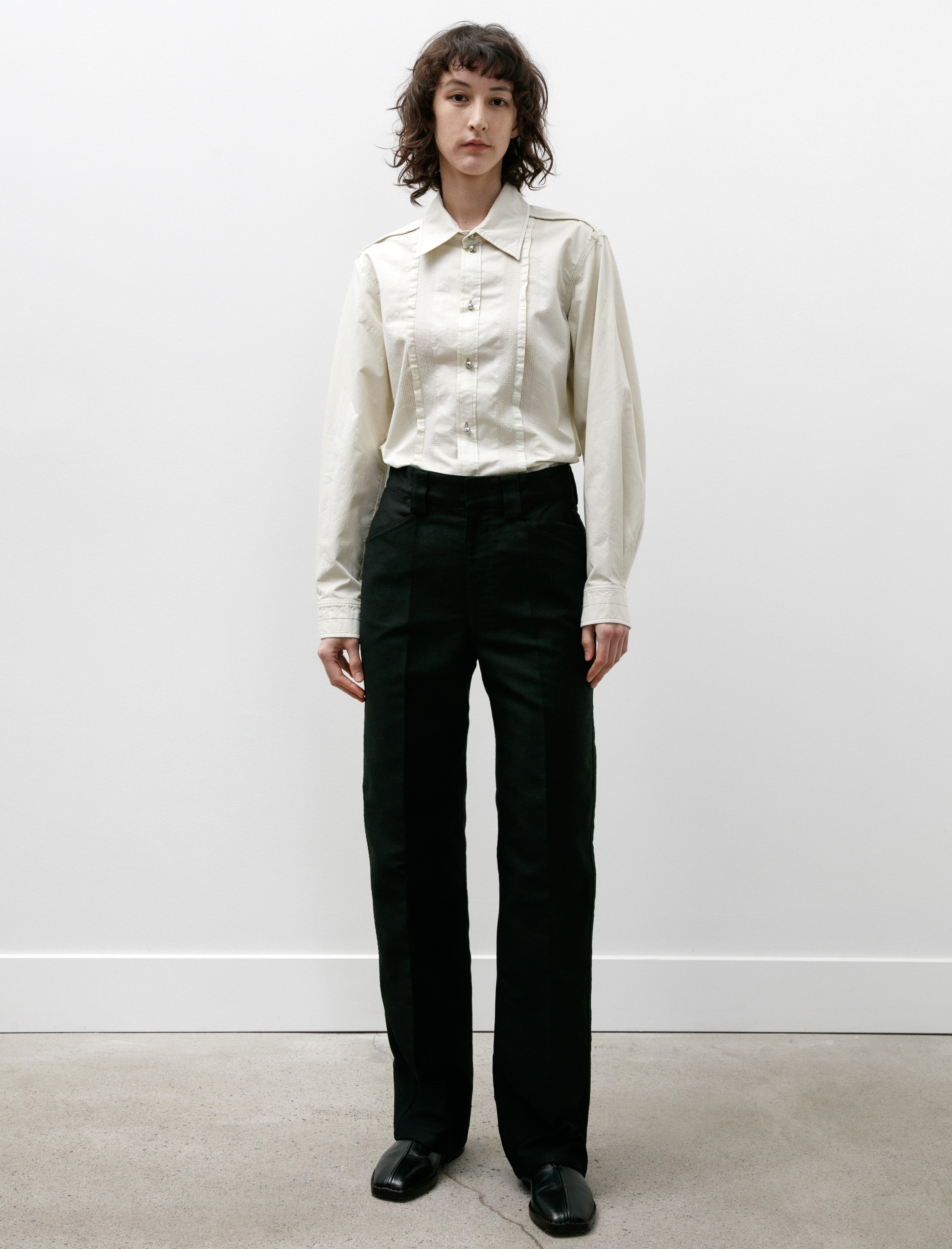 Lemaire Straight Pants Black