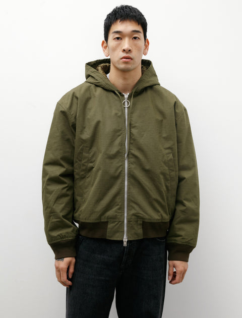 Acne Studios Ripstop Padded Jacket Olive Green