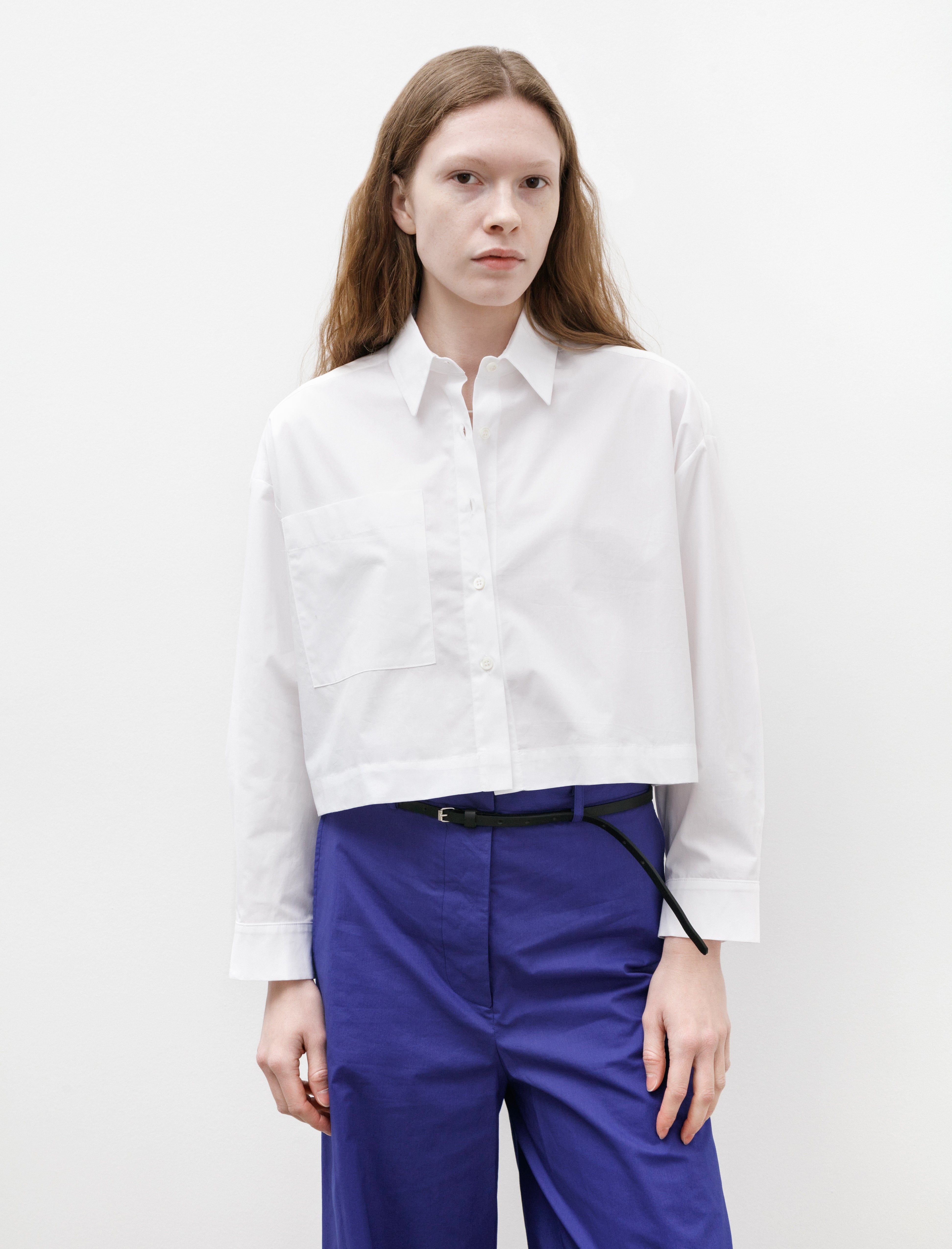 Hache Box Shirt White