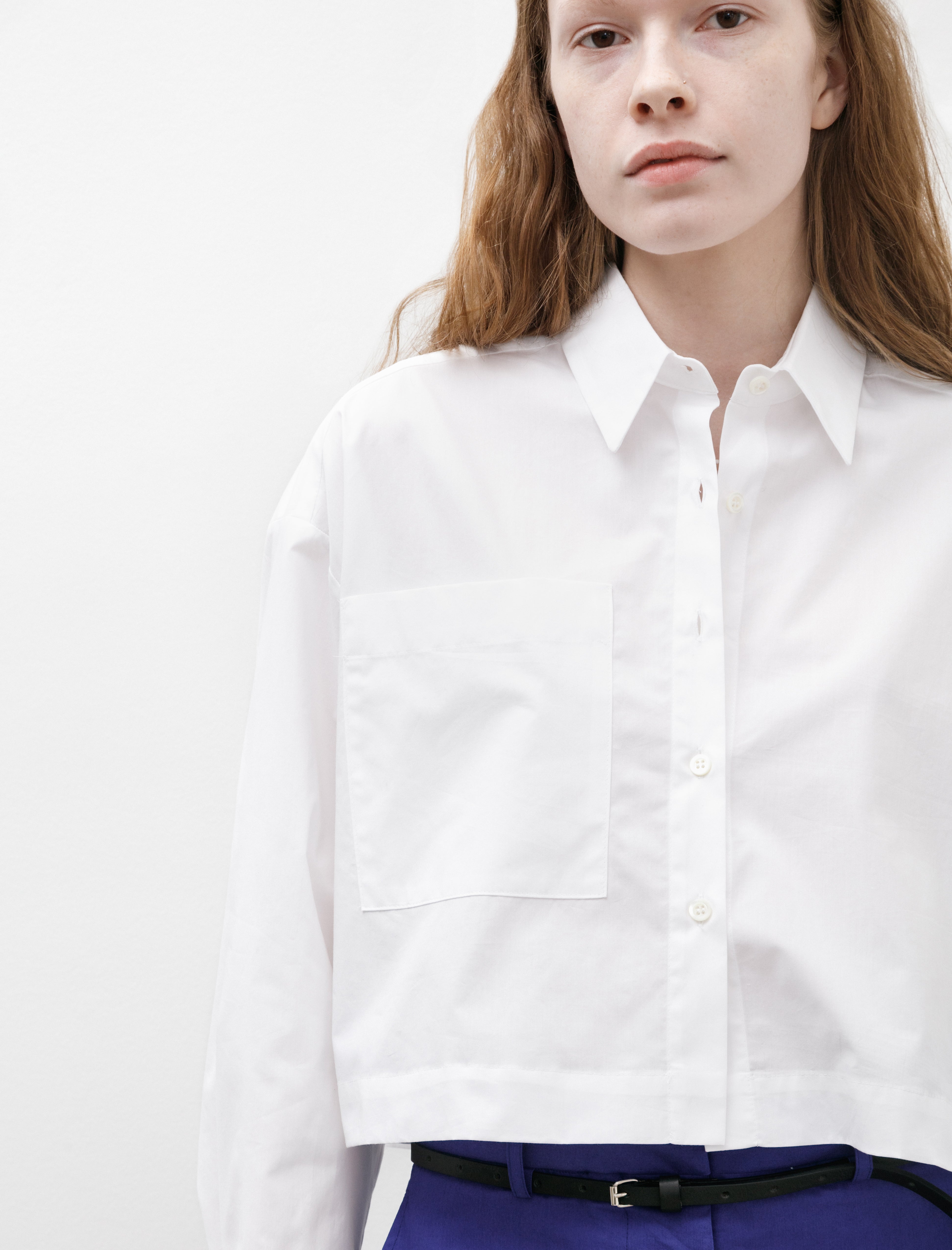 Hache Box Shirt White