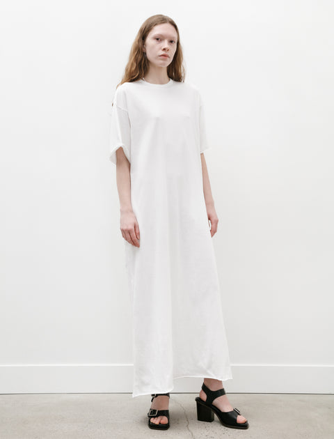 Hache Dressy T-Shirt Dress White
