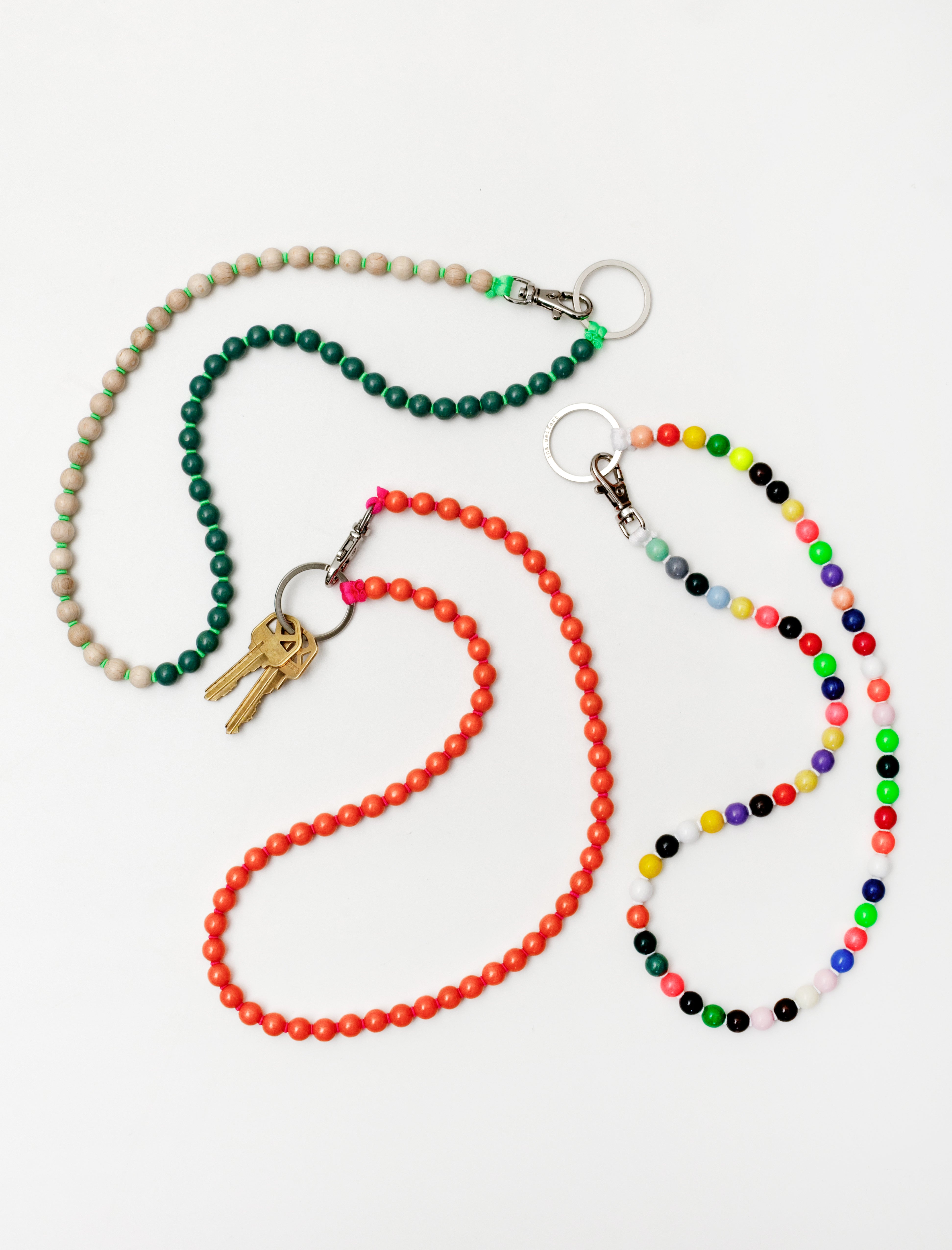 Ina Seifart Perlen Keyholder Long 10mm Beads