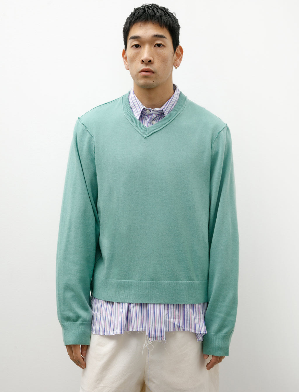 Camiel Fortgens Frankenstein V-Neck Sage – Neighbour