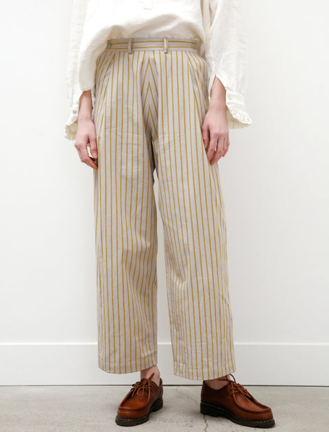 Cawley Georgia Trousers Sun/Grey Stripe