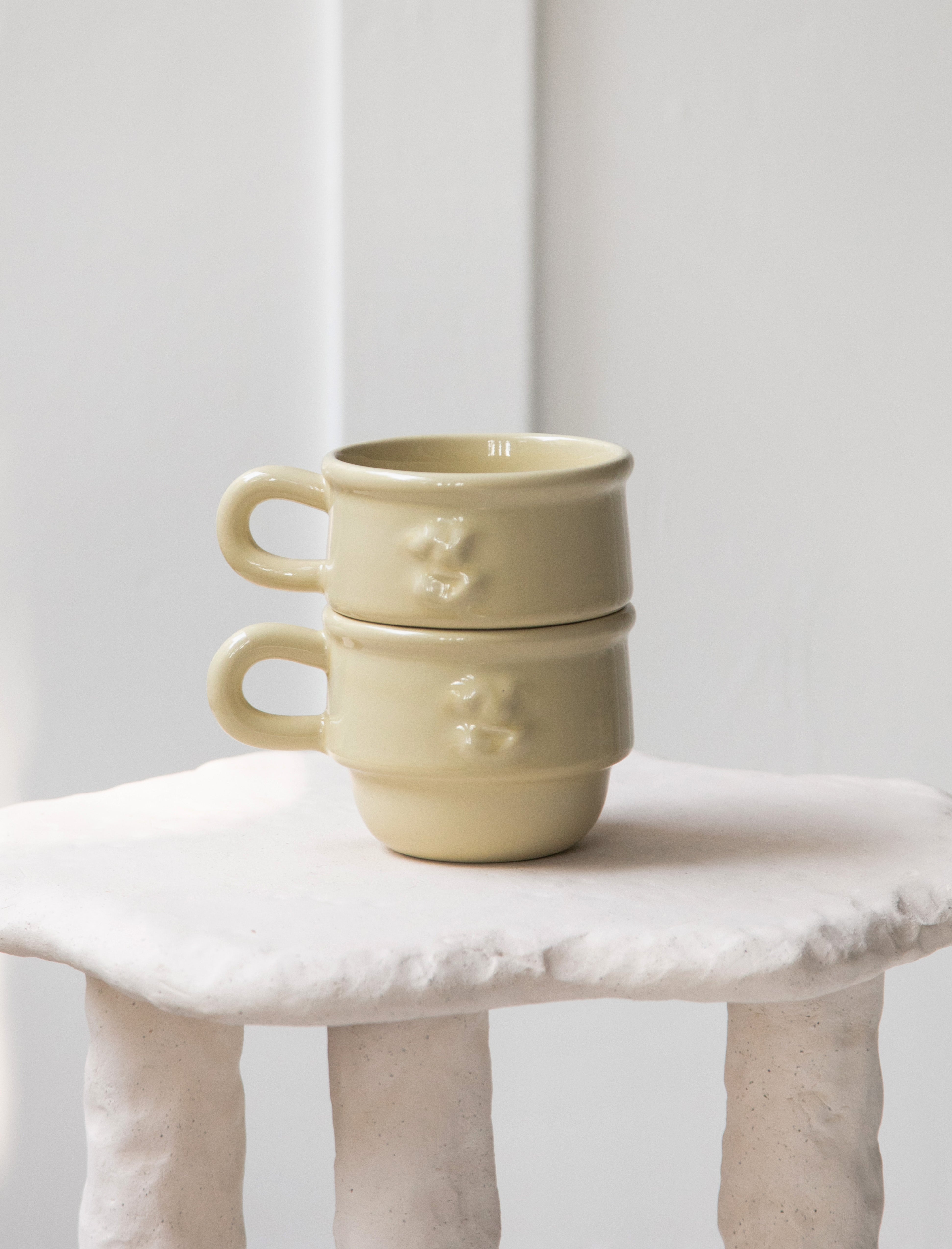 Niko June Kantine Cup Beige Set of Two