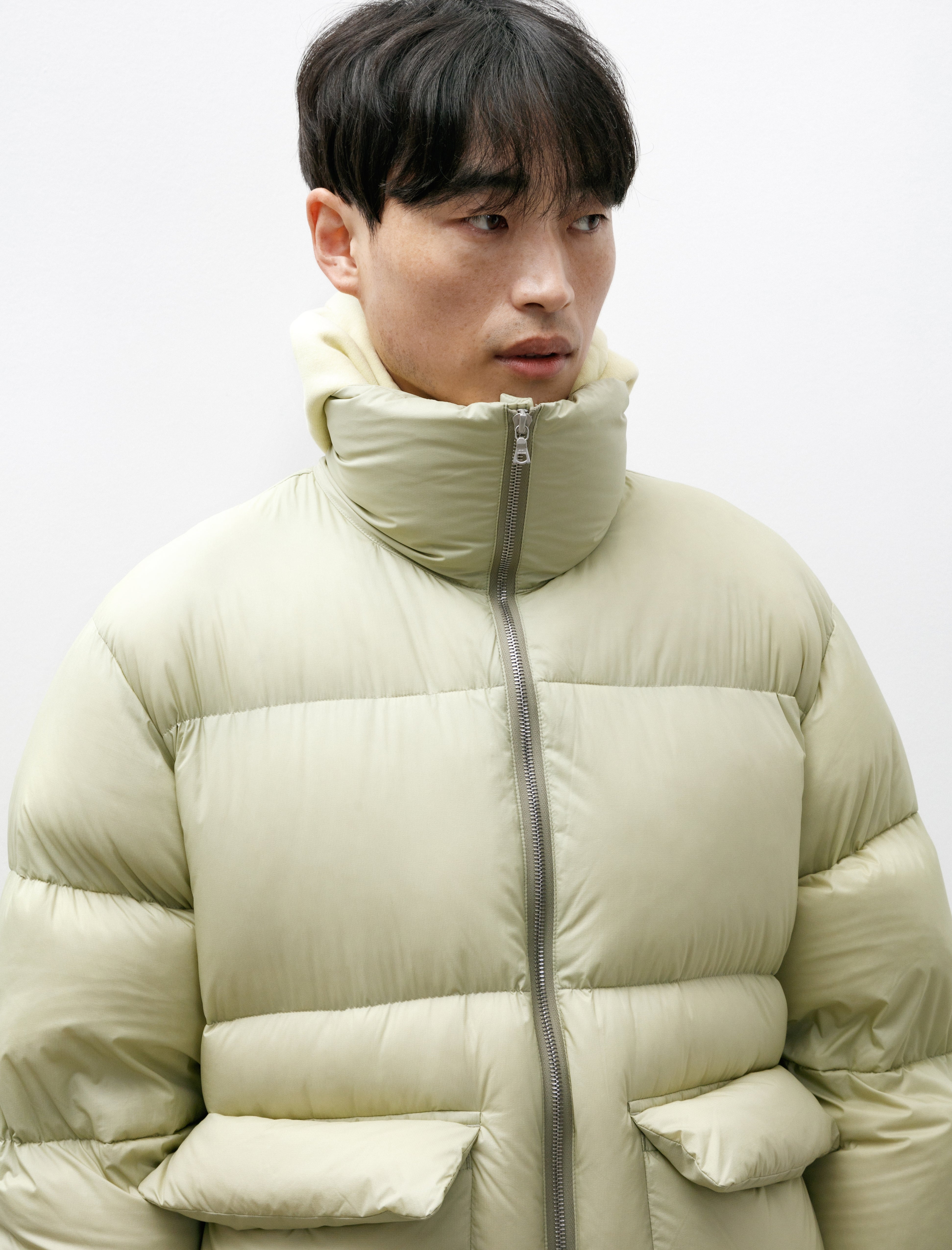 Auralee Super Light Nylon Ripstop Blouson Light Khaki