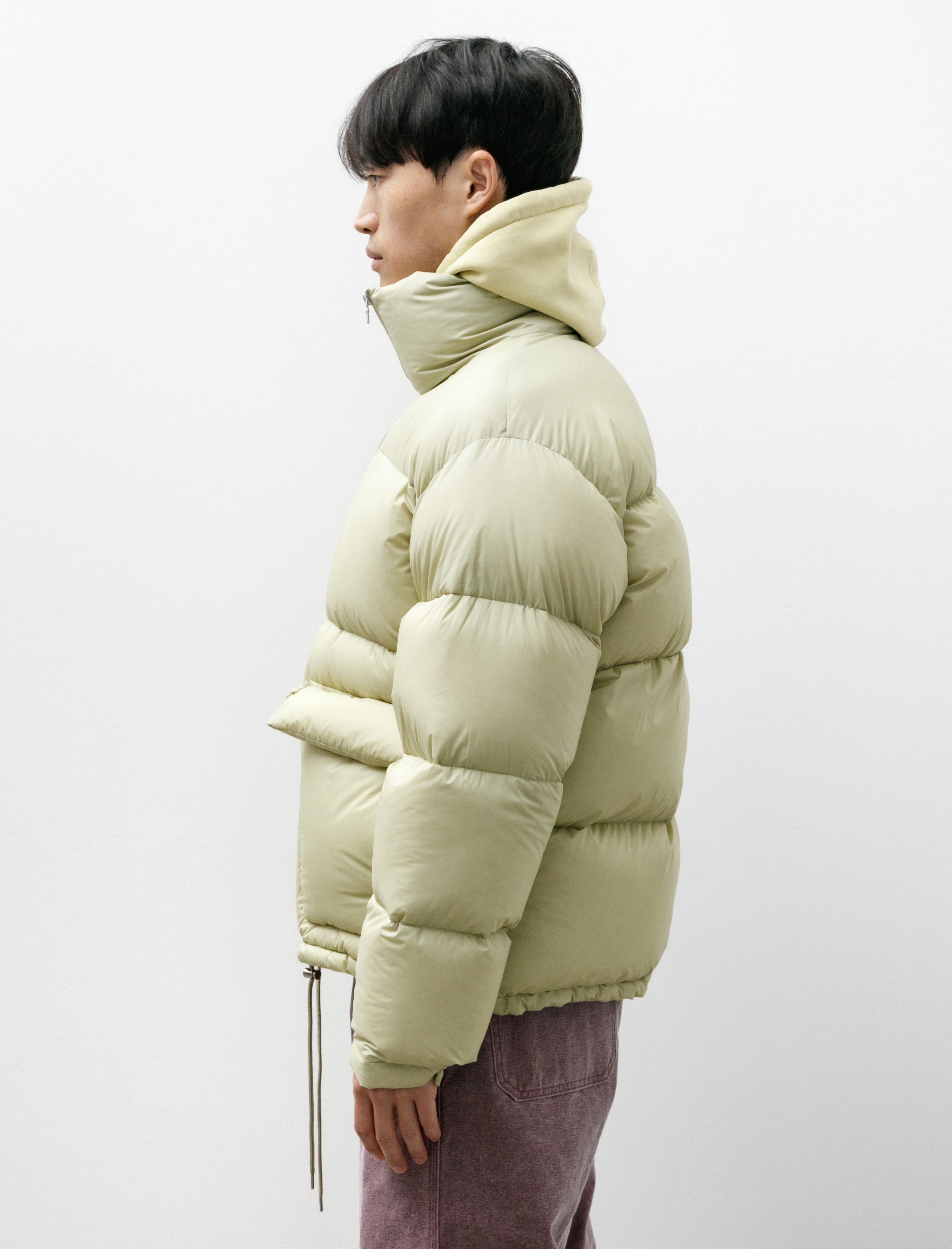 Auralee Super Light Nylon Ripstop Blouson Light Khaki