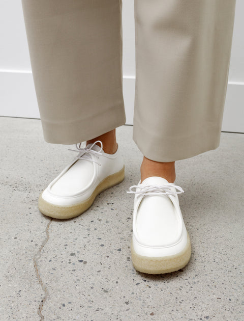 Studio Nicholson Leitch Crepe Sole Shoes White