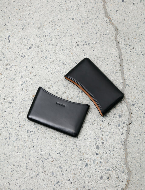 Lemaire Moulded Card Holder Black