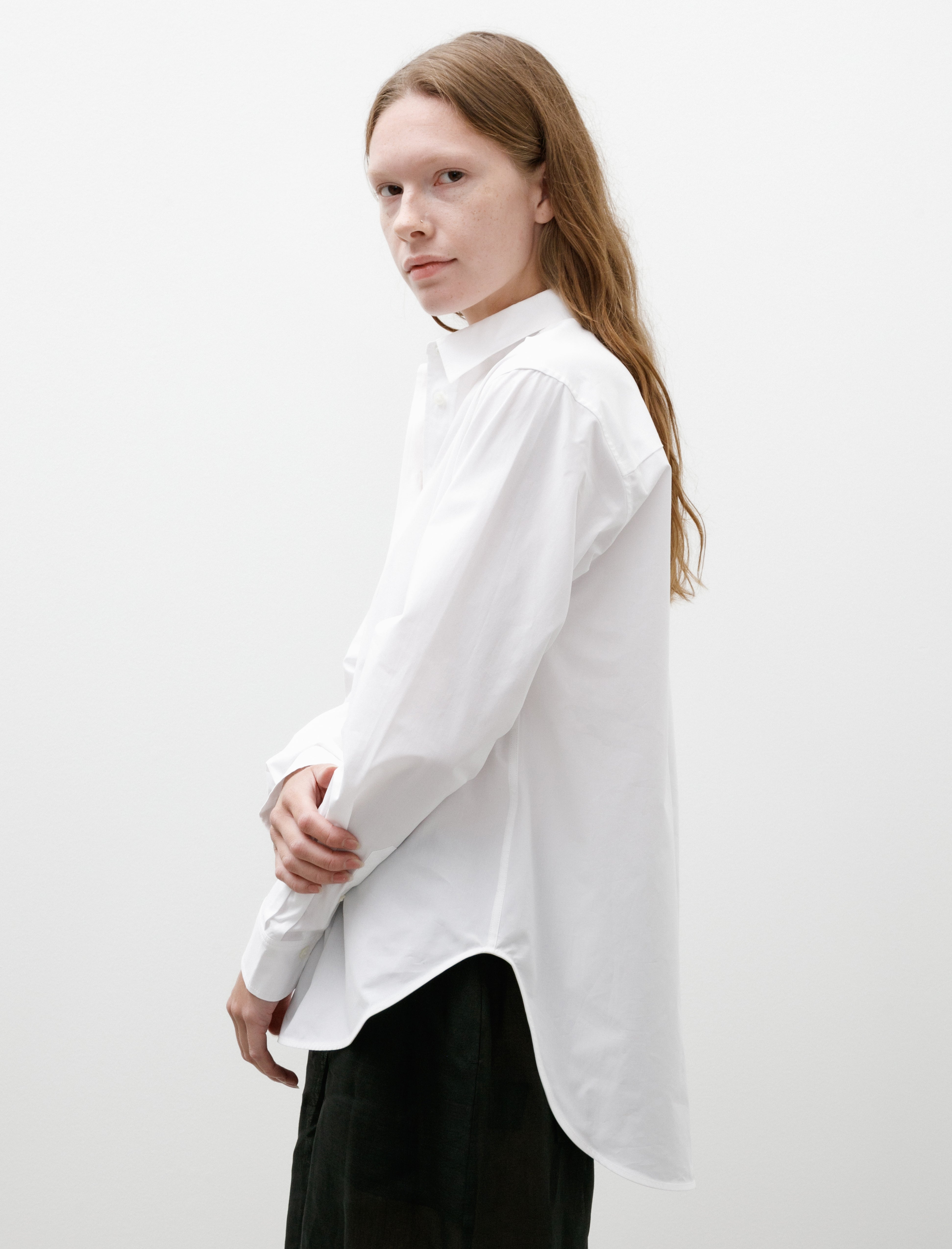 Totême Signature Cotton Shirt White