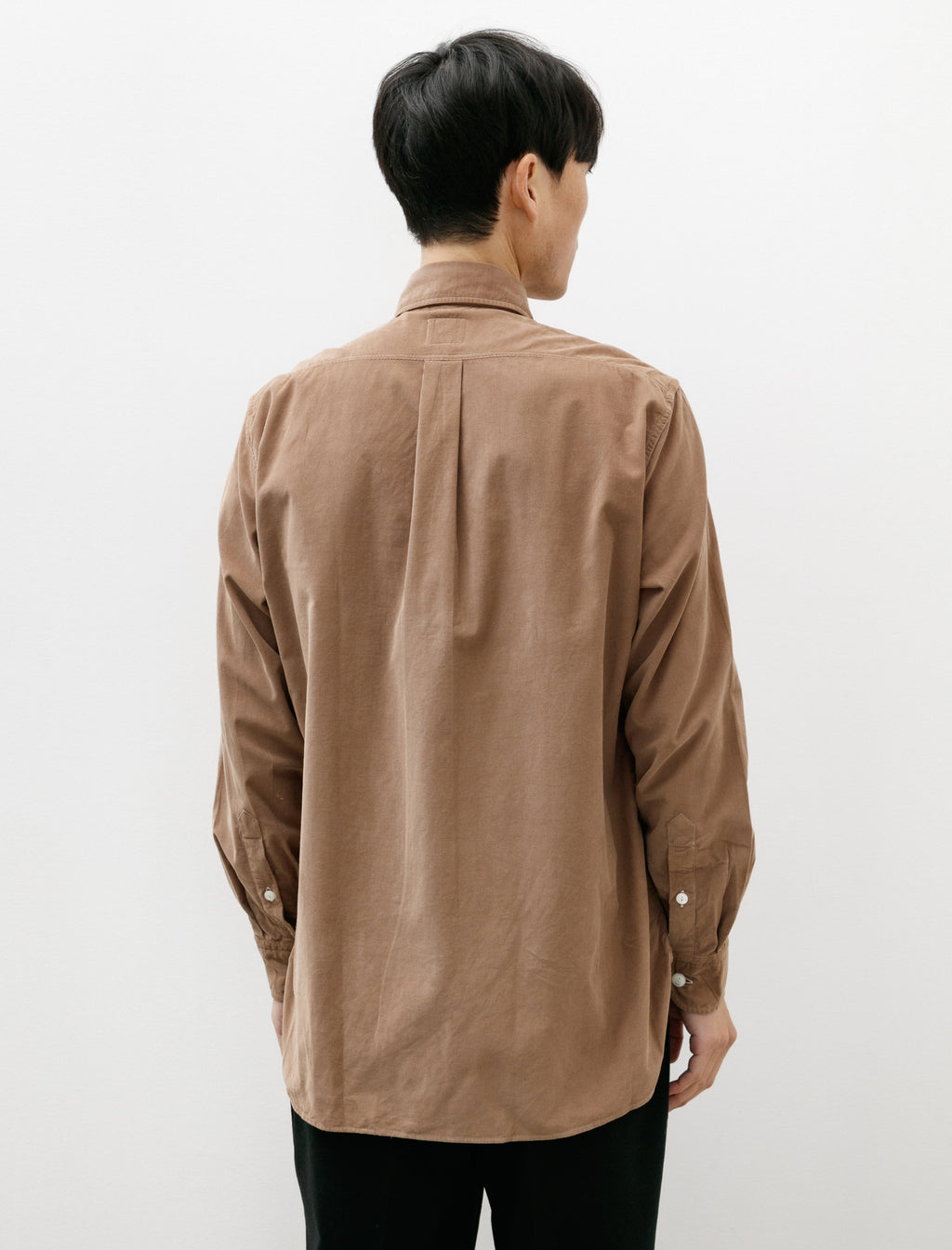 L.E.J 1 Pocket Officer's Shirt Mouse Needlecord – Neighbour