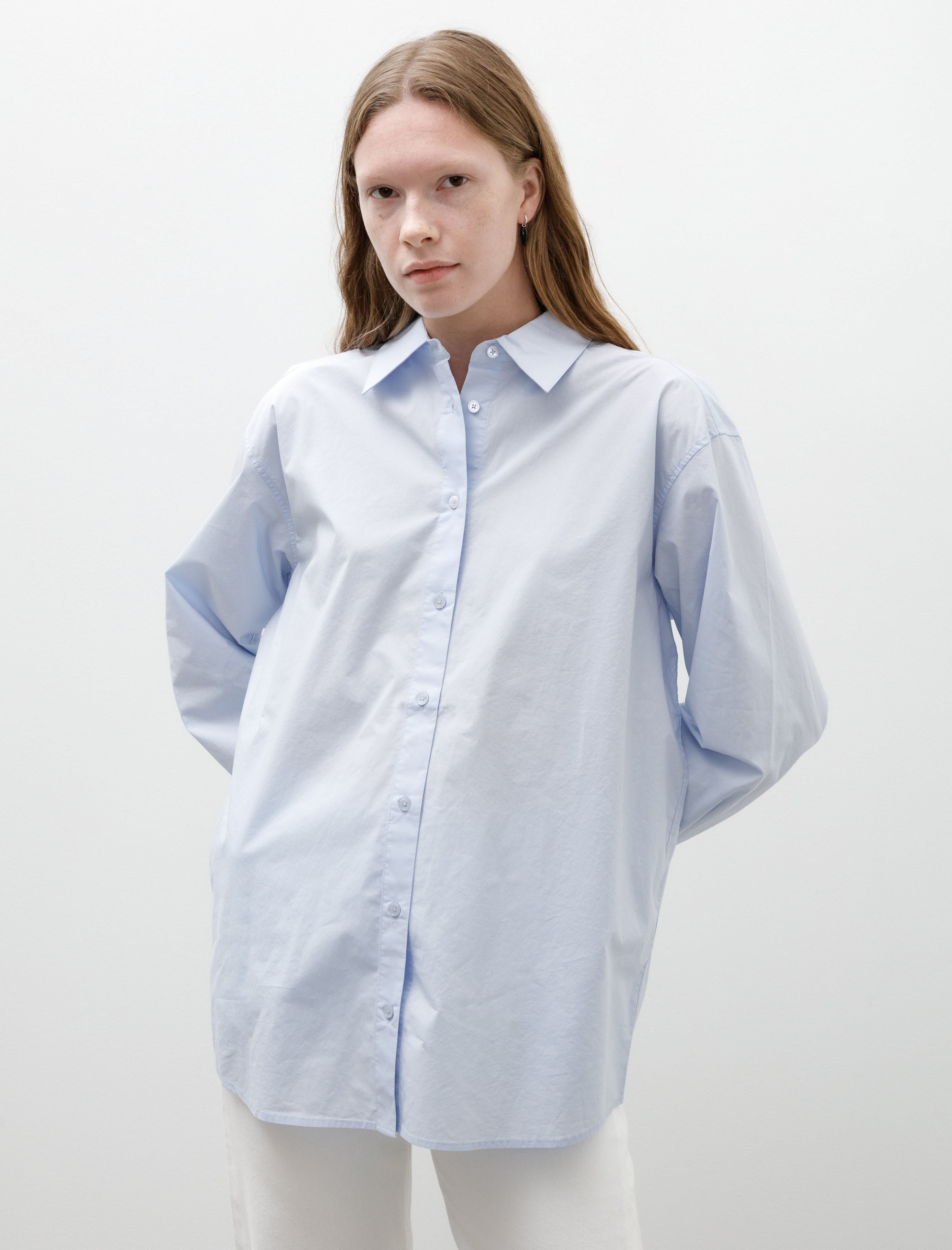 Totême Classic Tumbled Shirt Sky