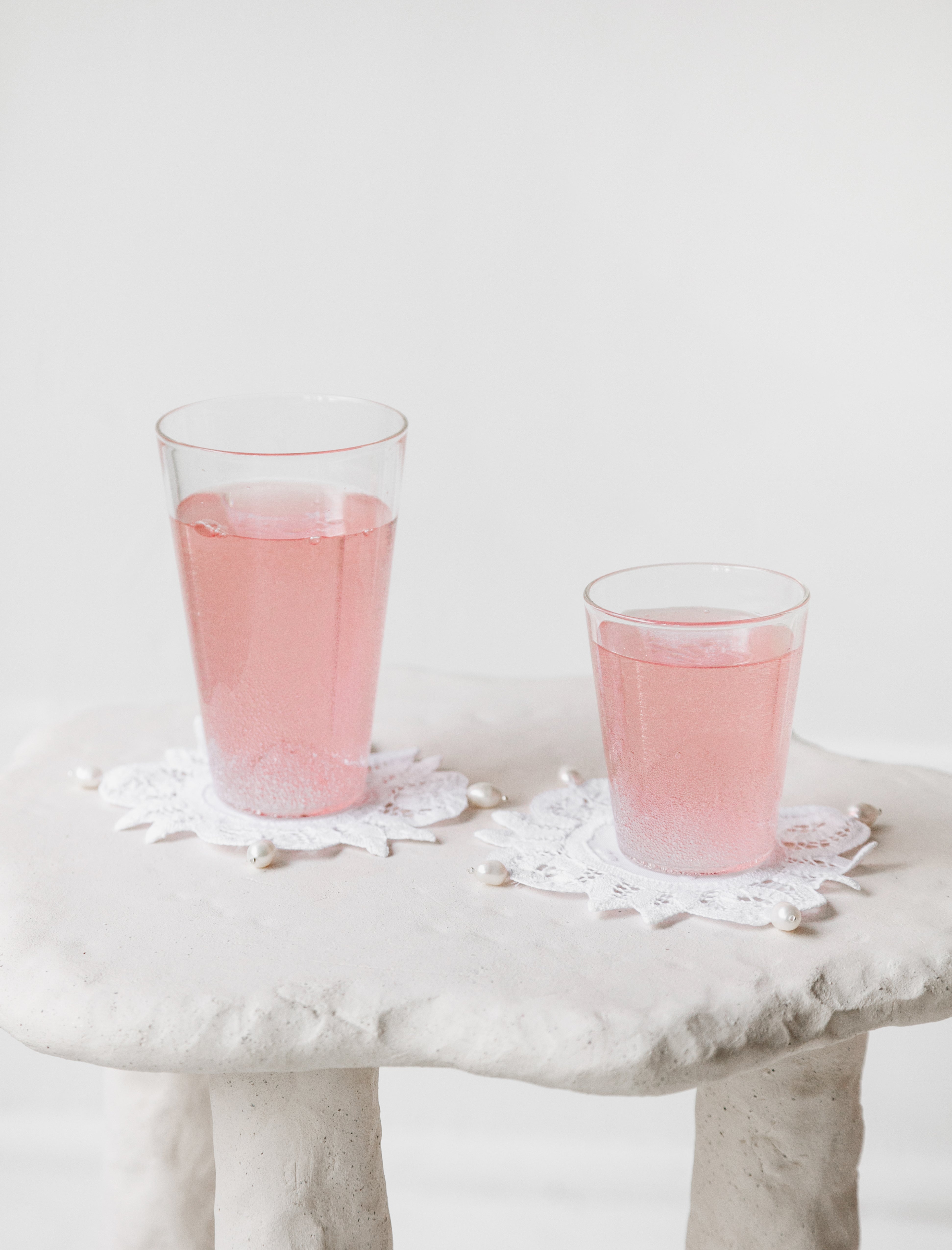 Gohar World Coaster Lace with Pearl White