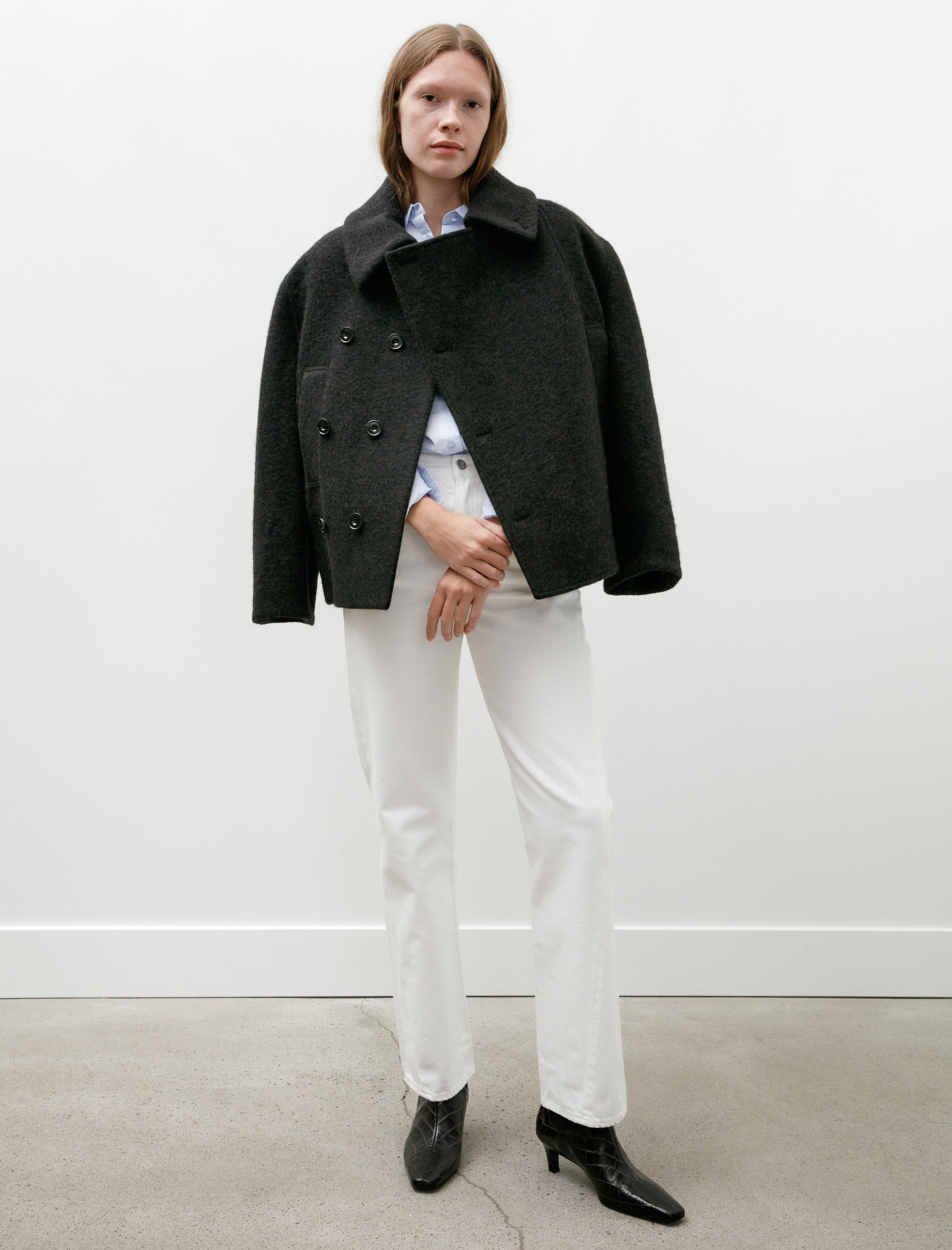 Lemaire Cropped Blouson Black