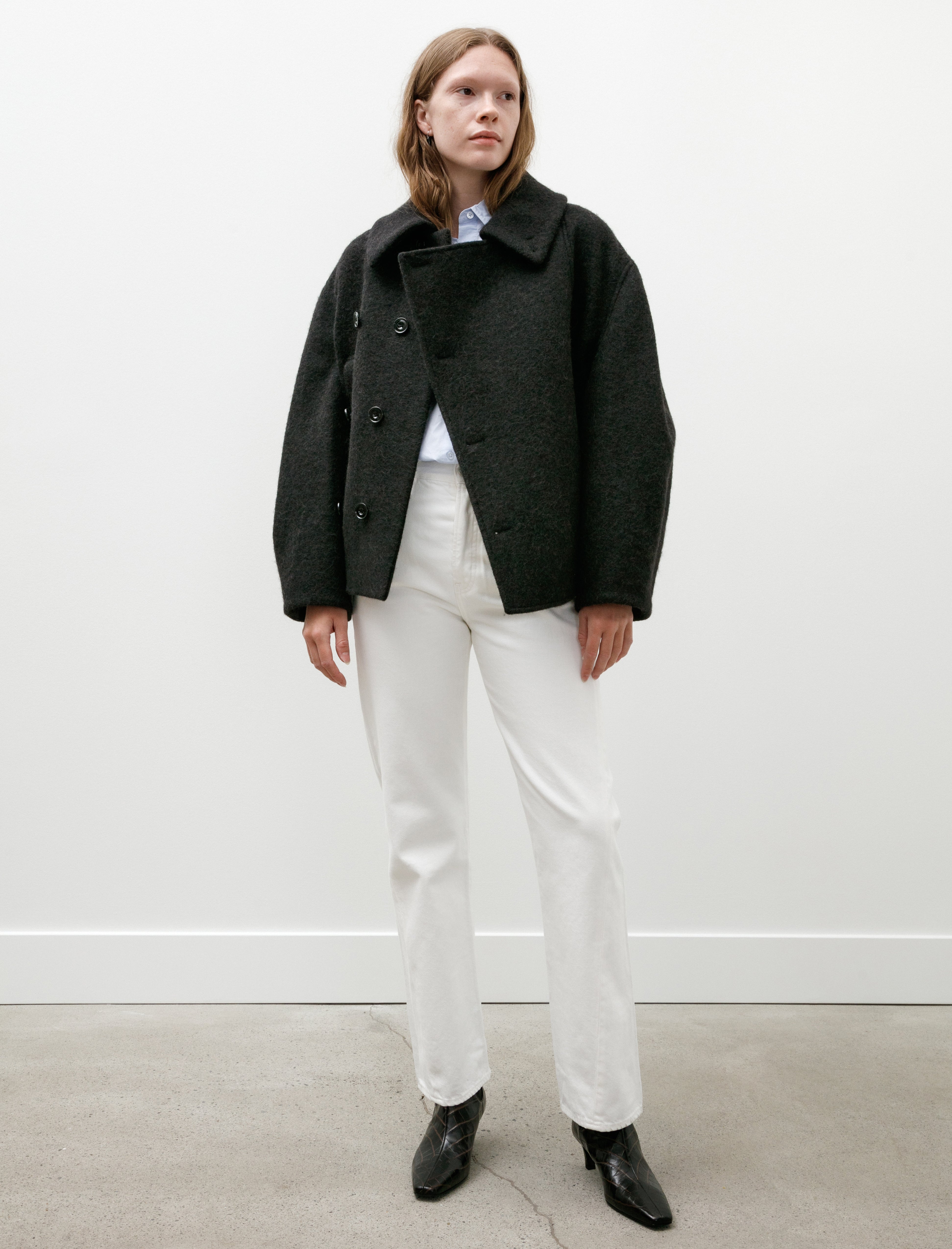 Lemaire Cropped Blouson Black