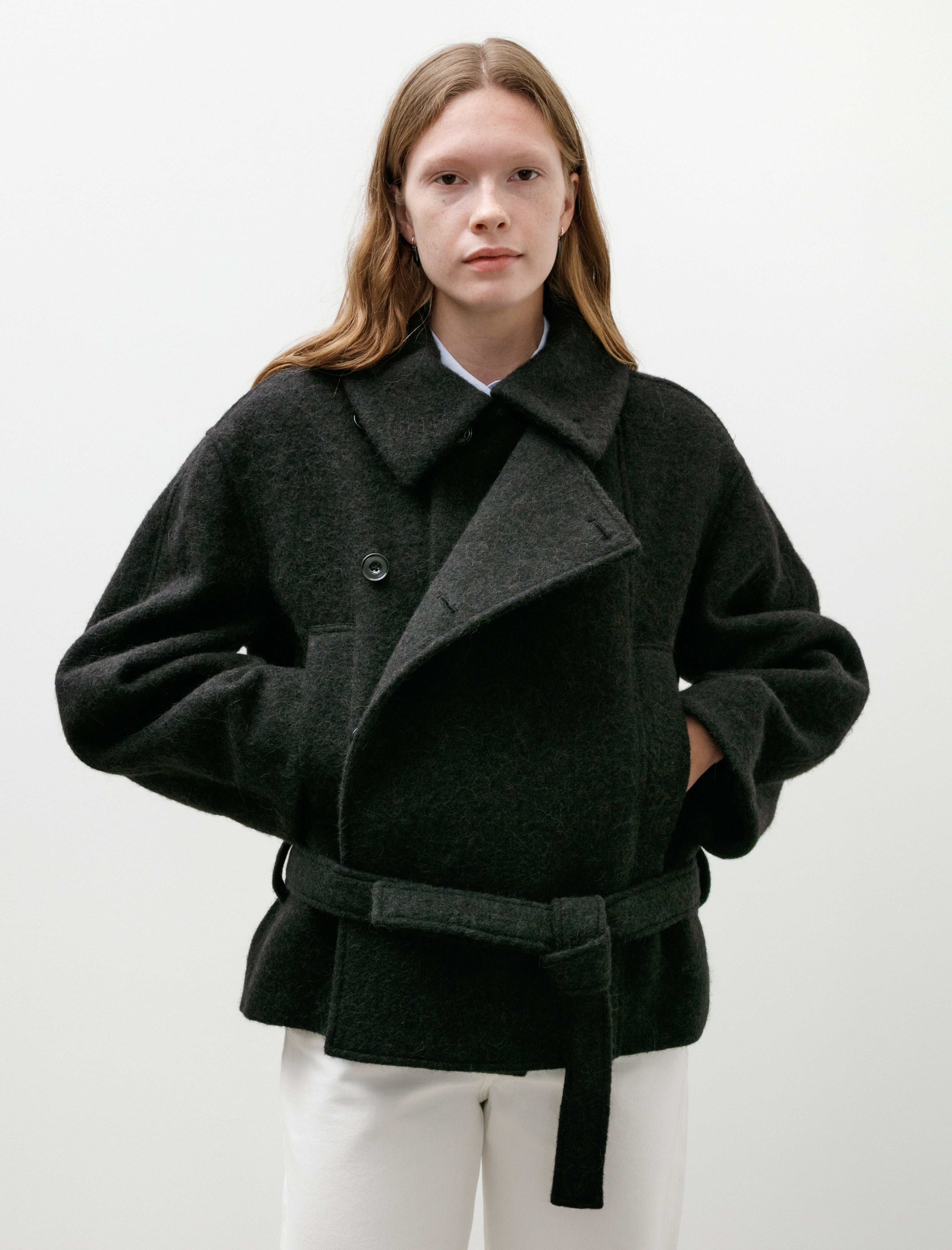 Lemaire Cropped Blouson Black