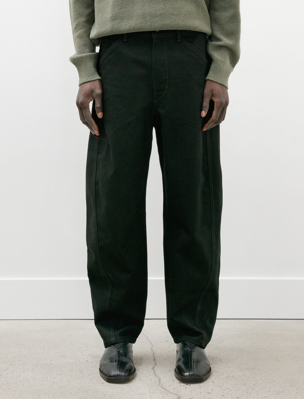 Lemaire Twisted Workwear Pants Black – Neighbour