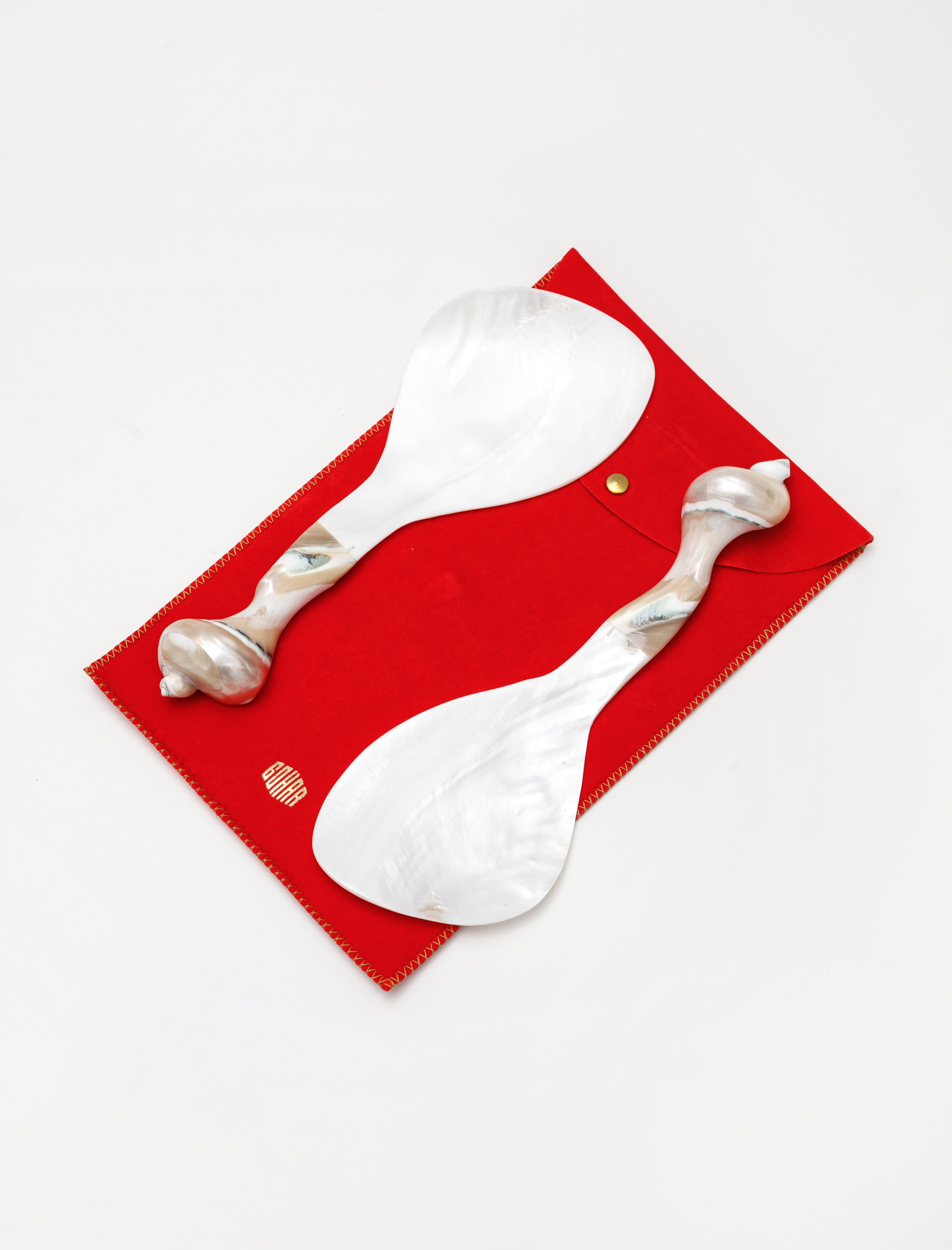 Mother of Pearl Salad Servers