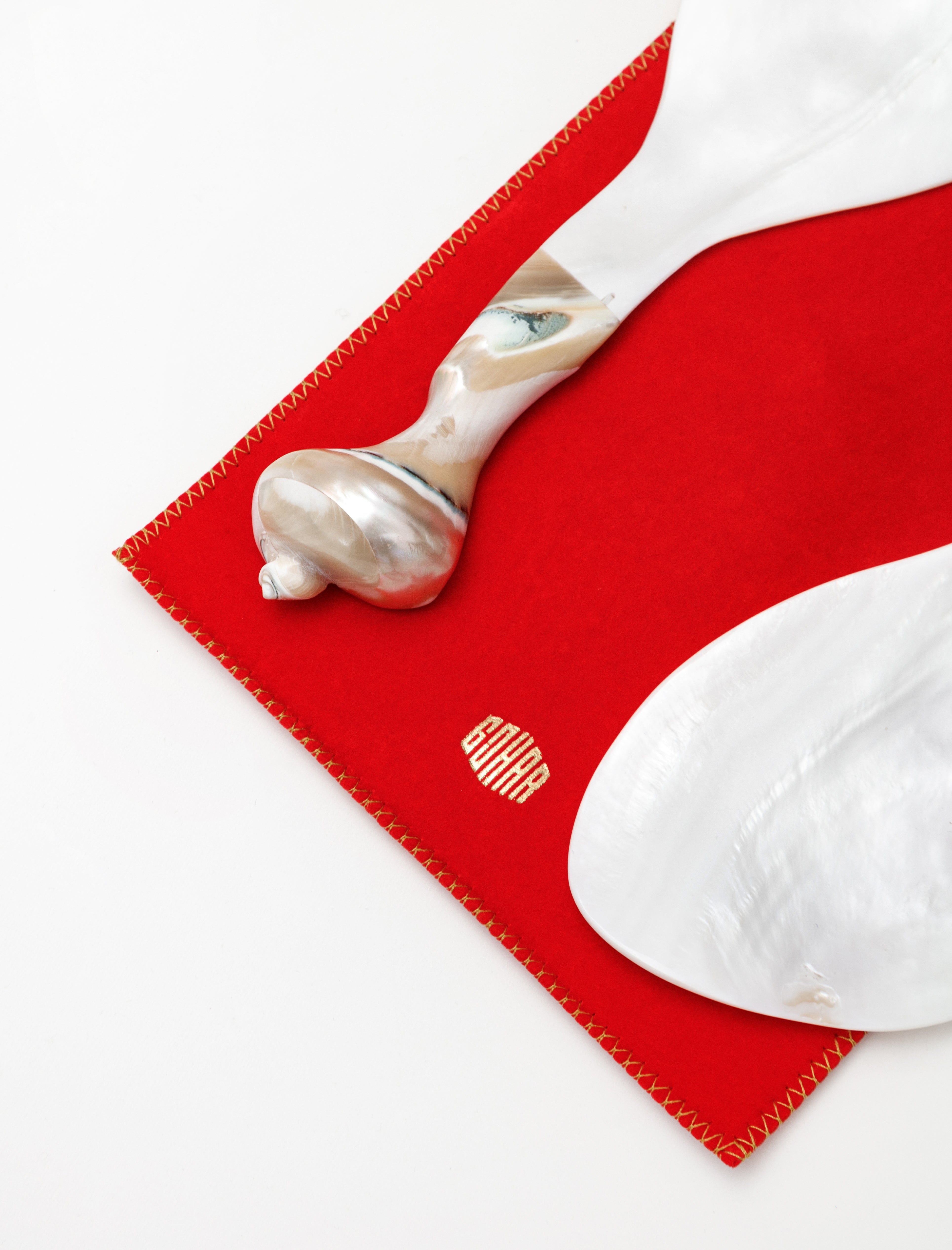 Mother of Pearl Salad Servers