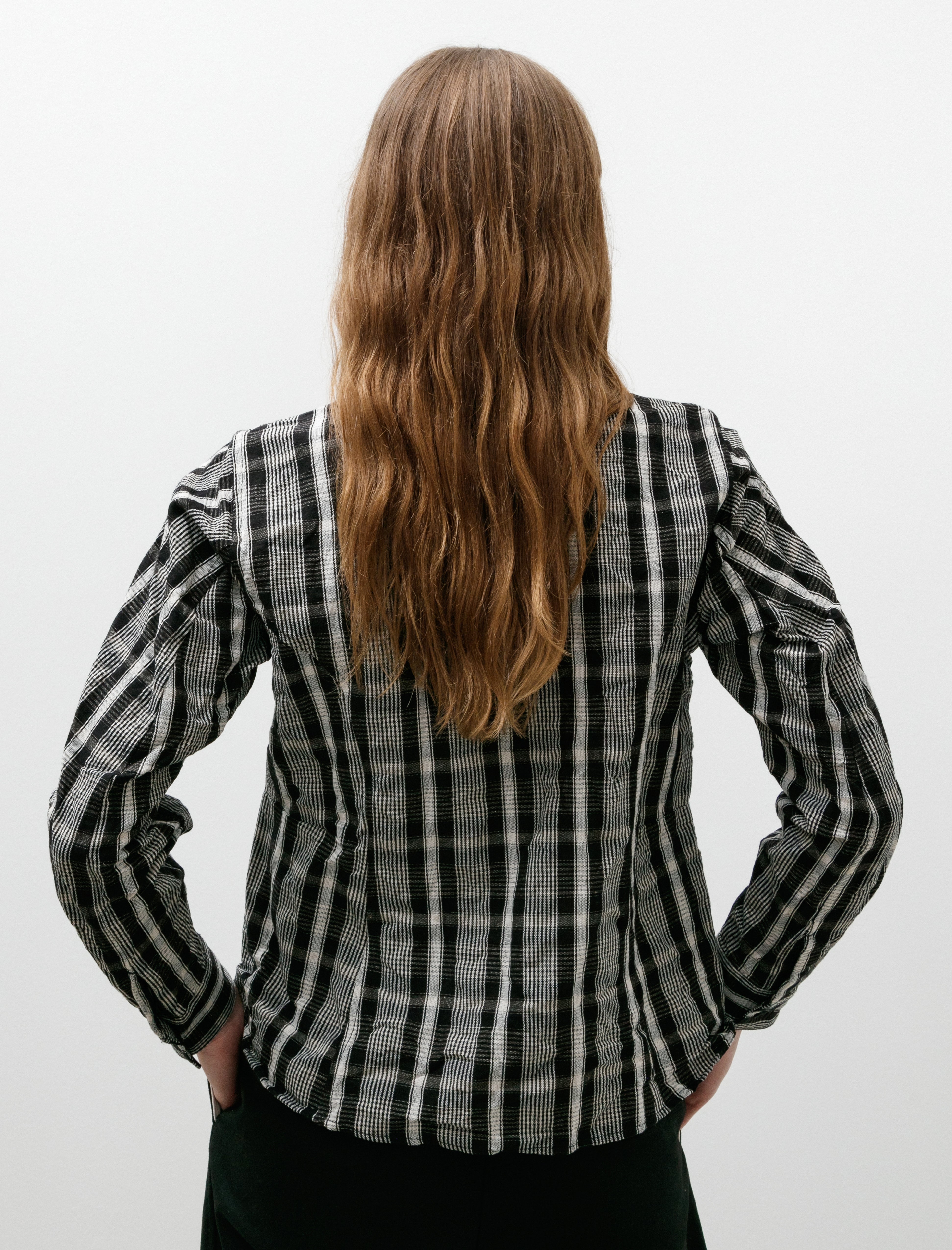 Unkruid Corset Shirt Black Wool Kelsch Cloth