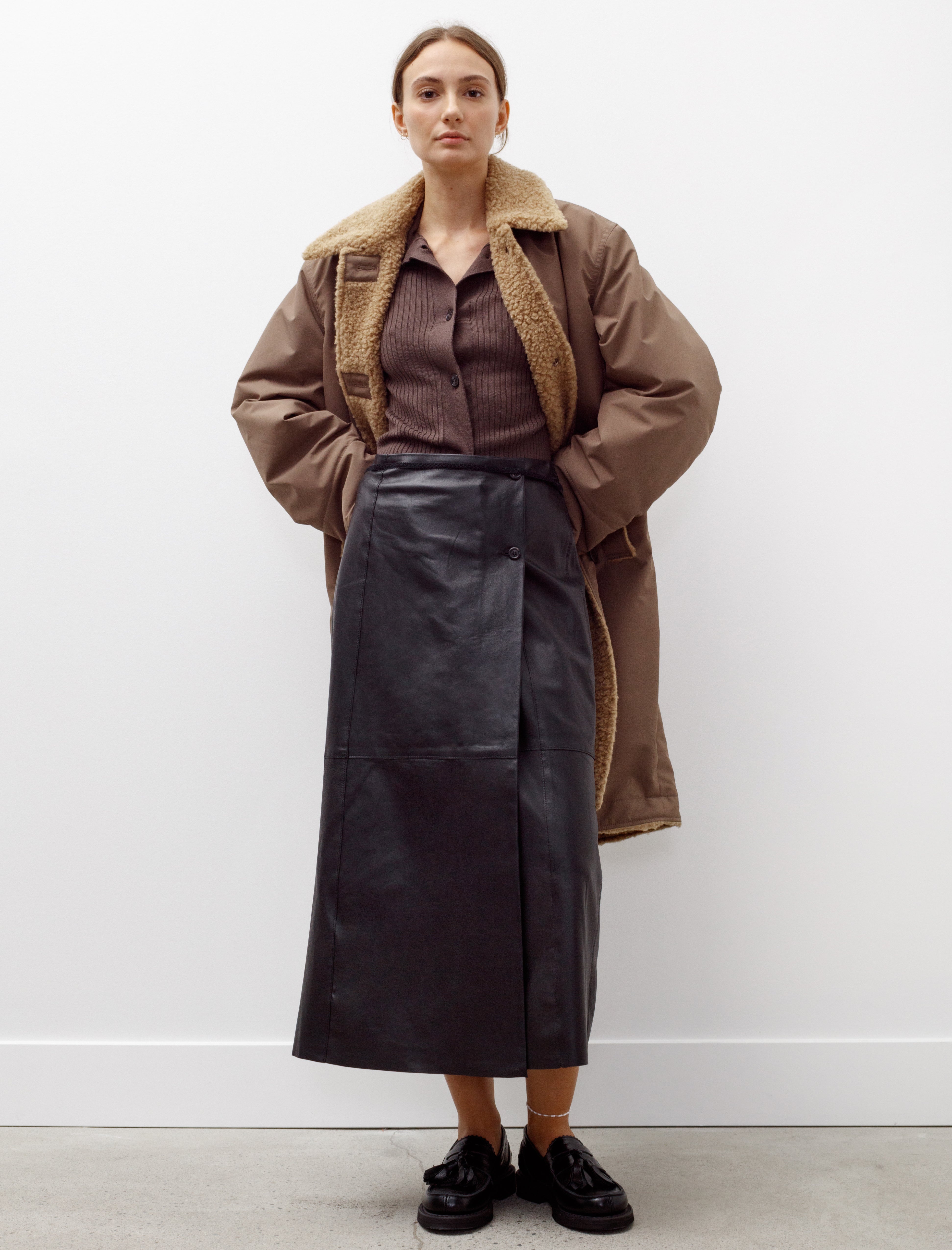 Our Legacy Polar Coat Murkey Clay Compact Tech