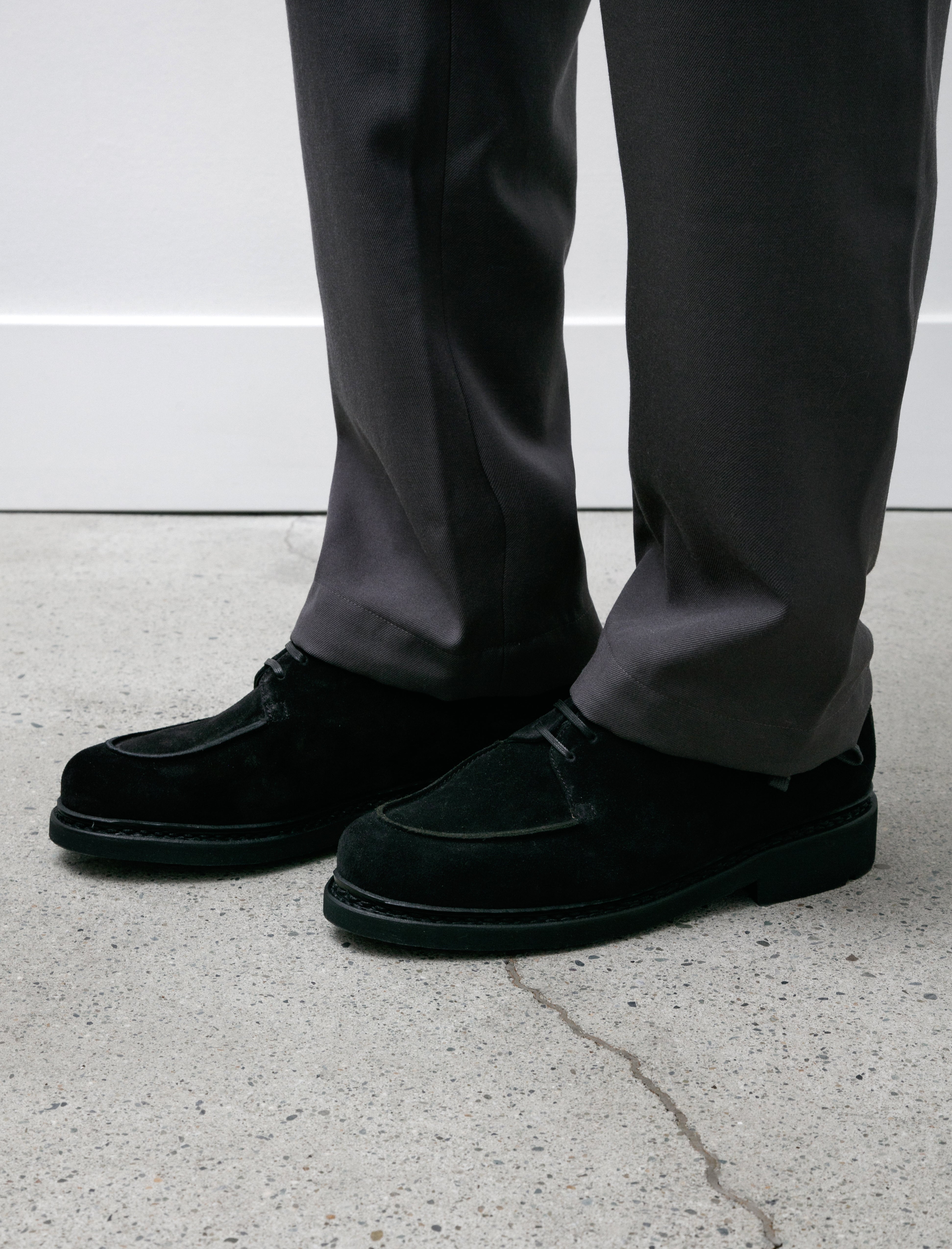 Arpenteur x Paraboot Mirage Suede Leather Black