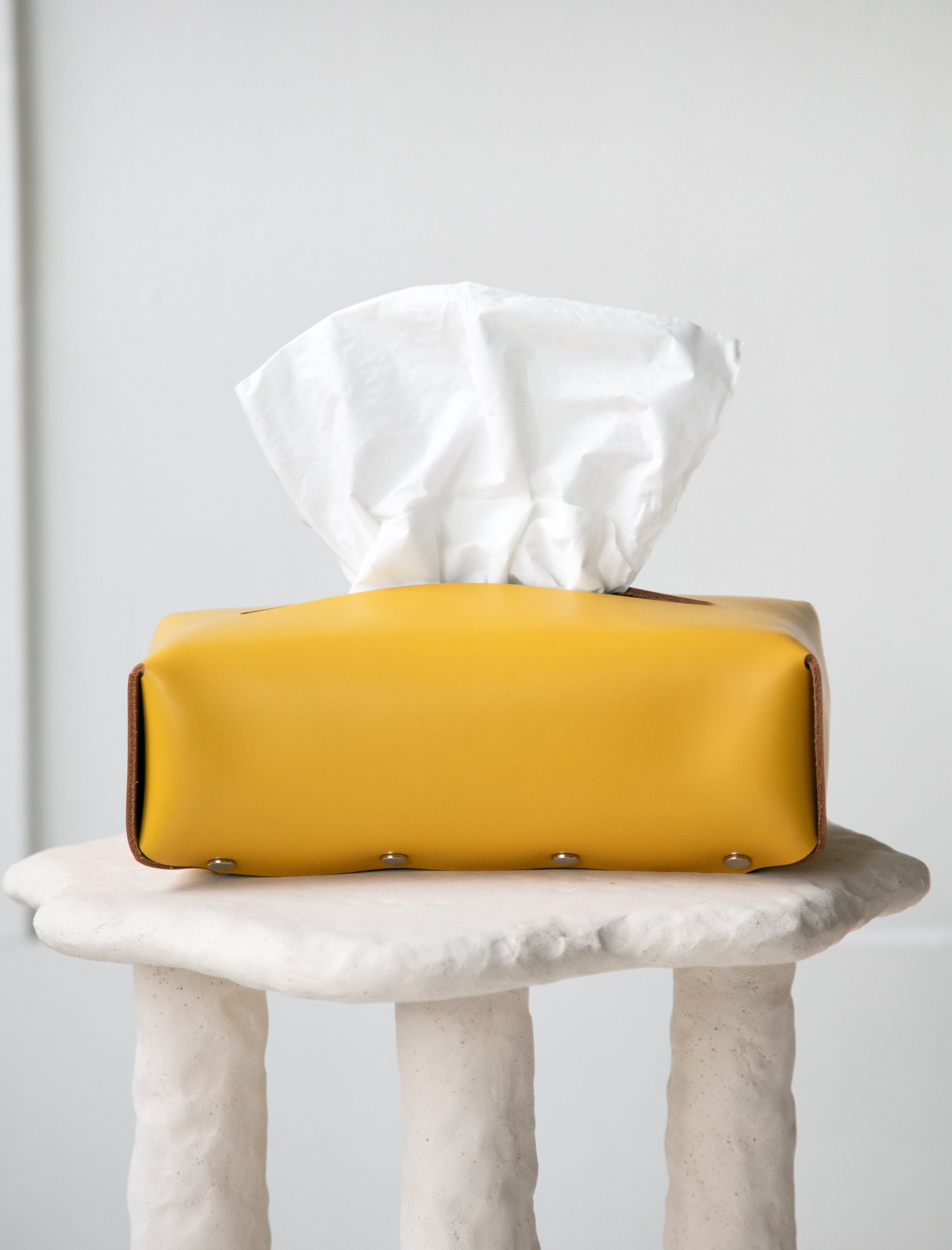 Hender Scheme Assemble Tissue Case Yellow