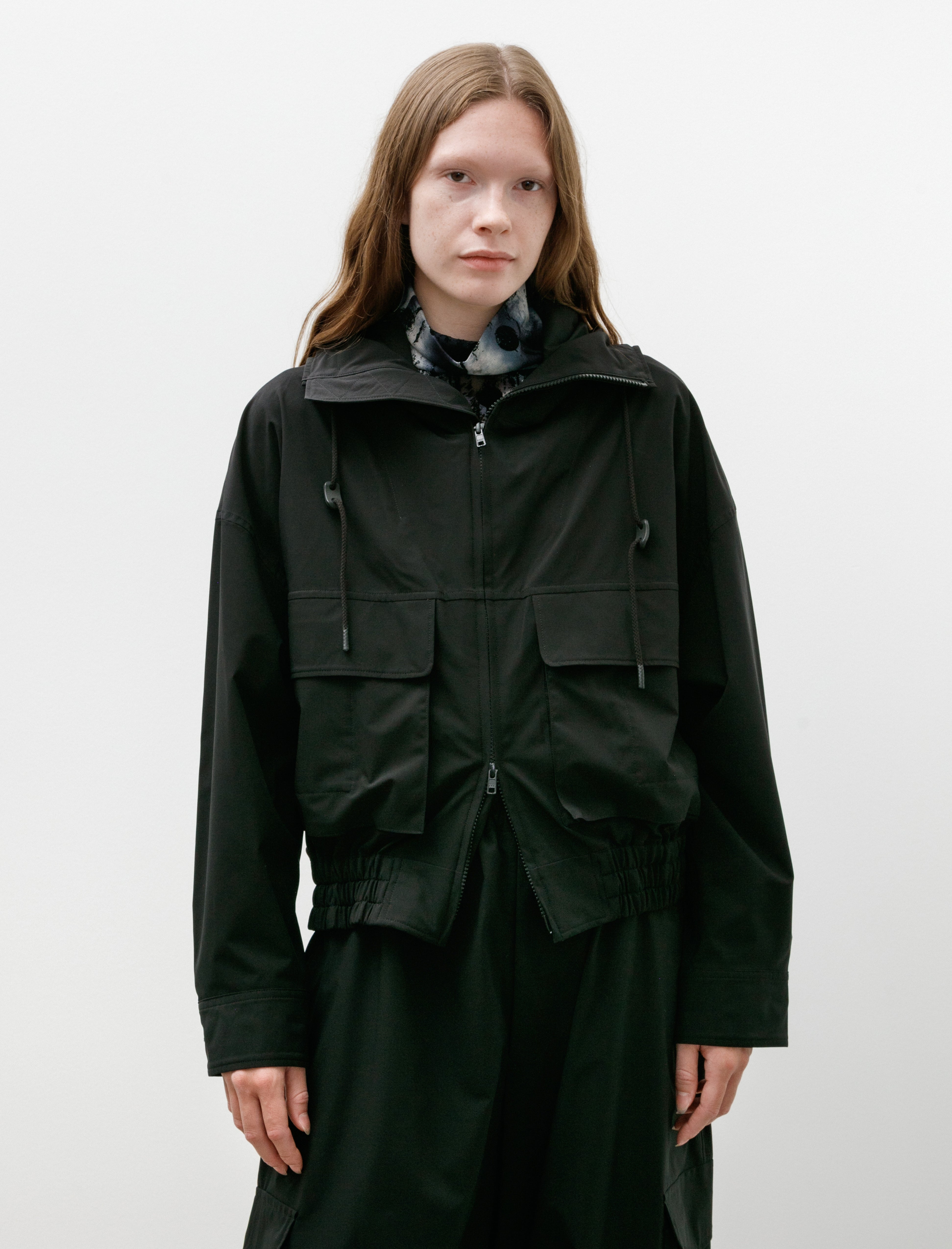 Y's by Yohji Yamamoto-Mountain Hoodie Black