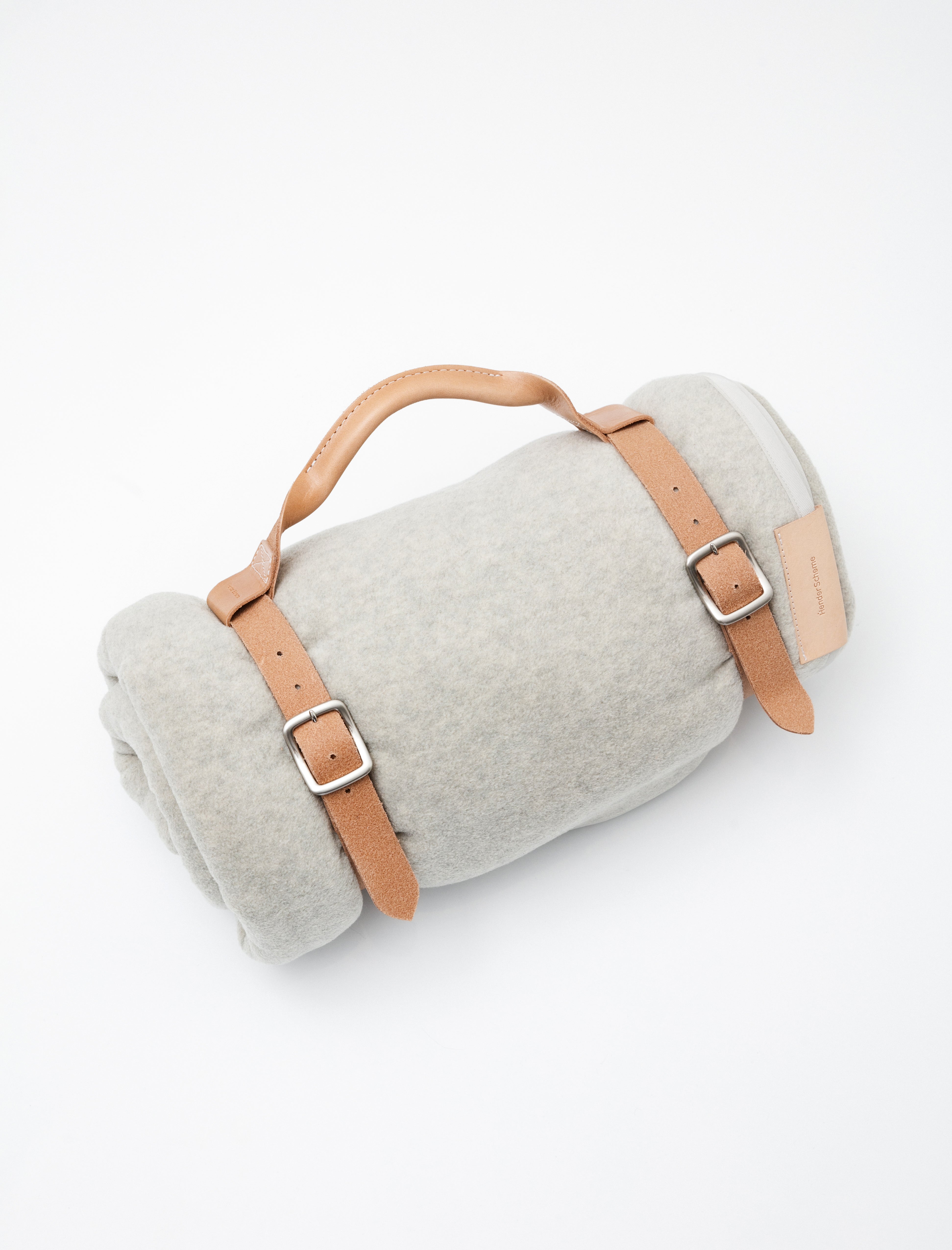 Hender Scheme Fleece Blanket Large Melange Grey