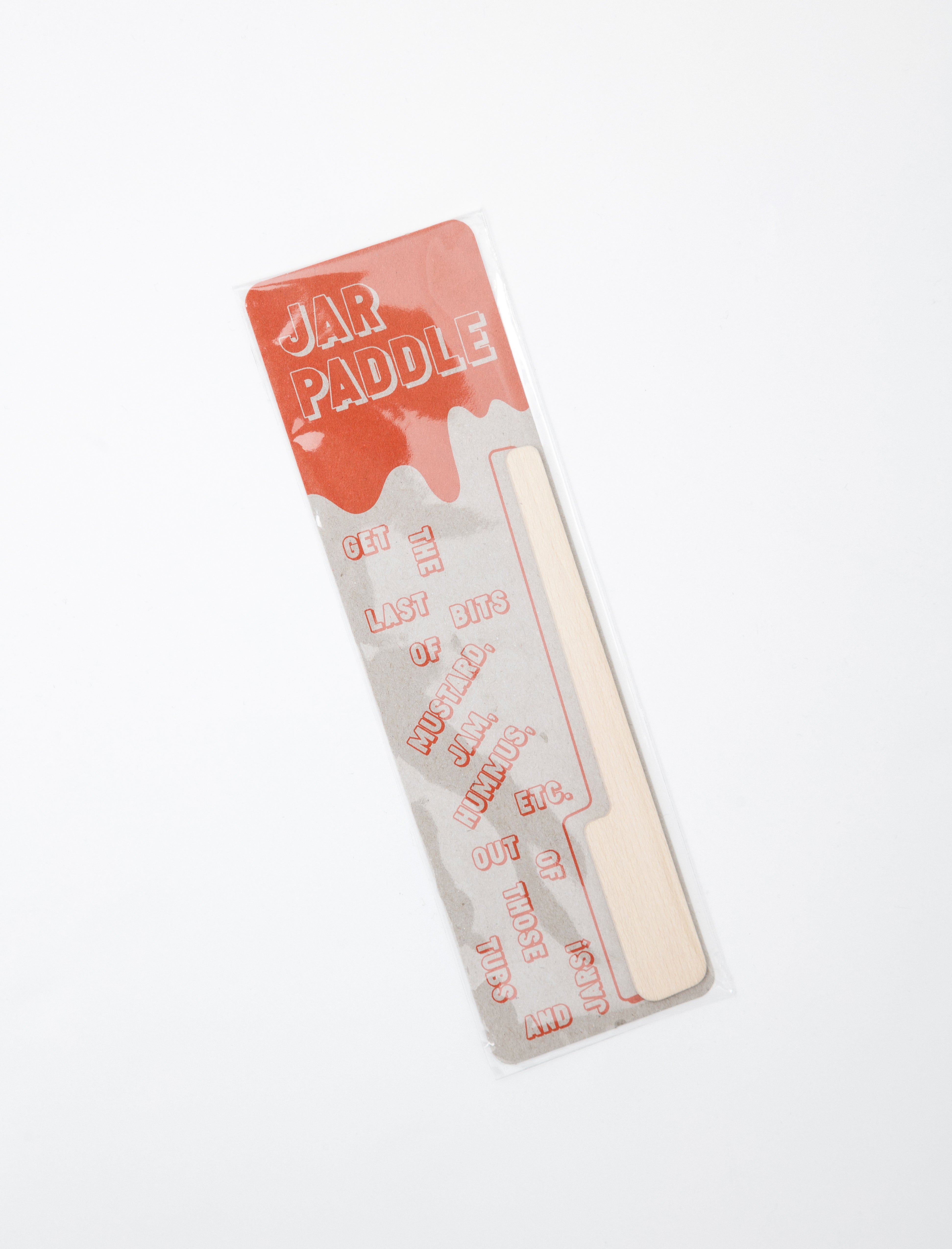 Wood Metal Plastic Jar Paddle