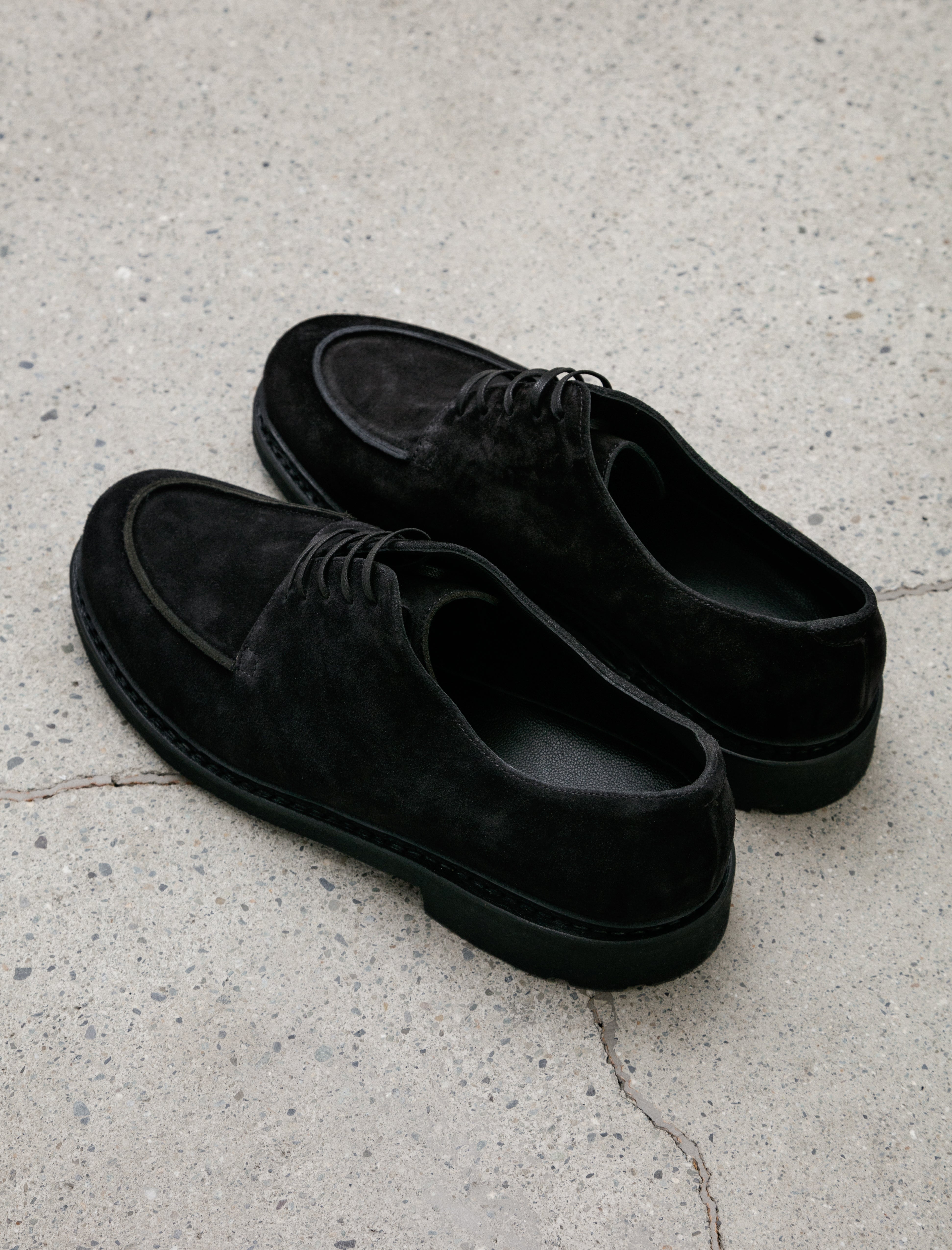 Arpenteur x Paraboot Mirage Suede Leather Black