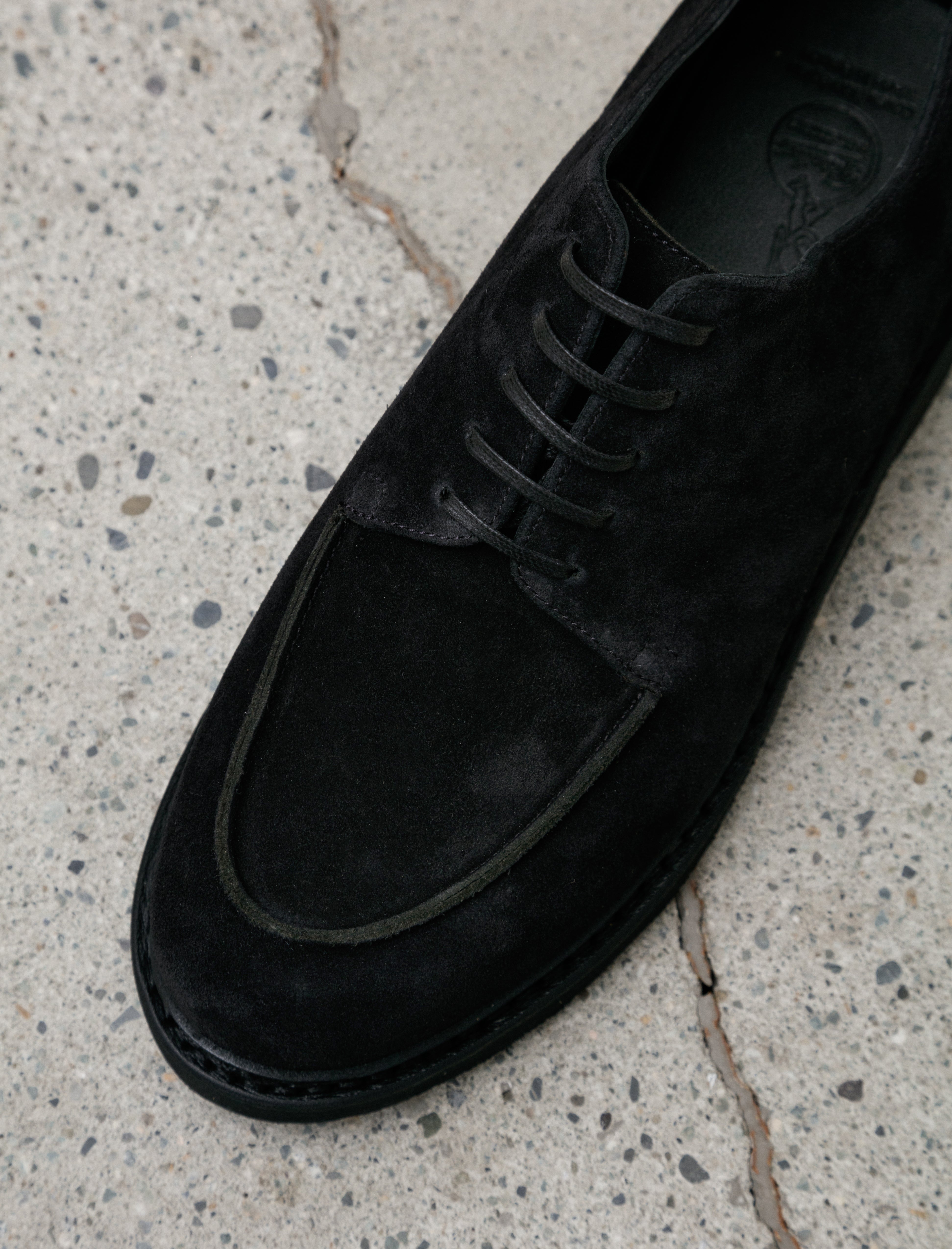 Arpenteur x Paraboot Mirage Suede Leather Black