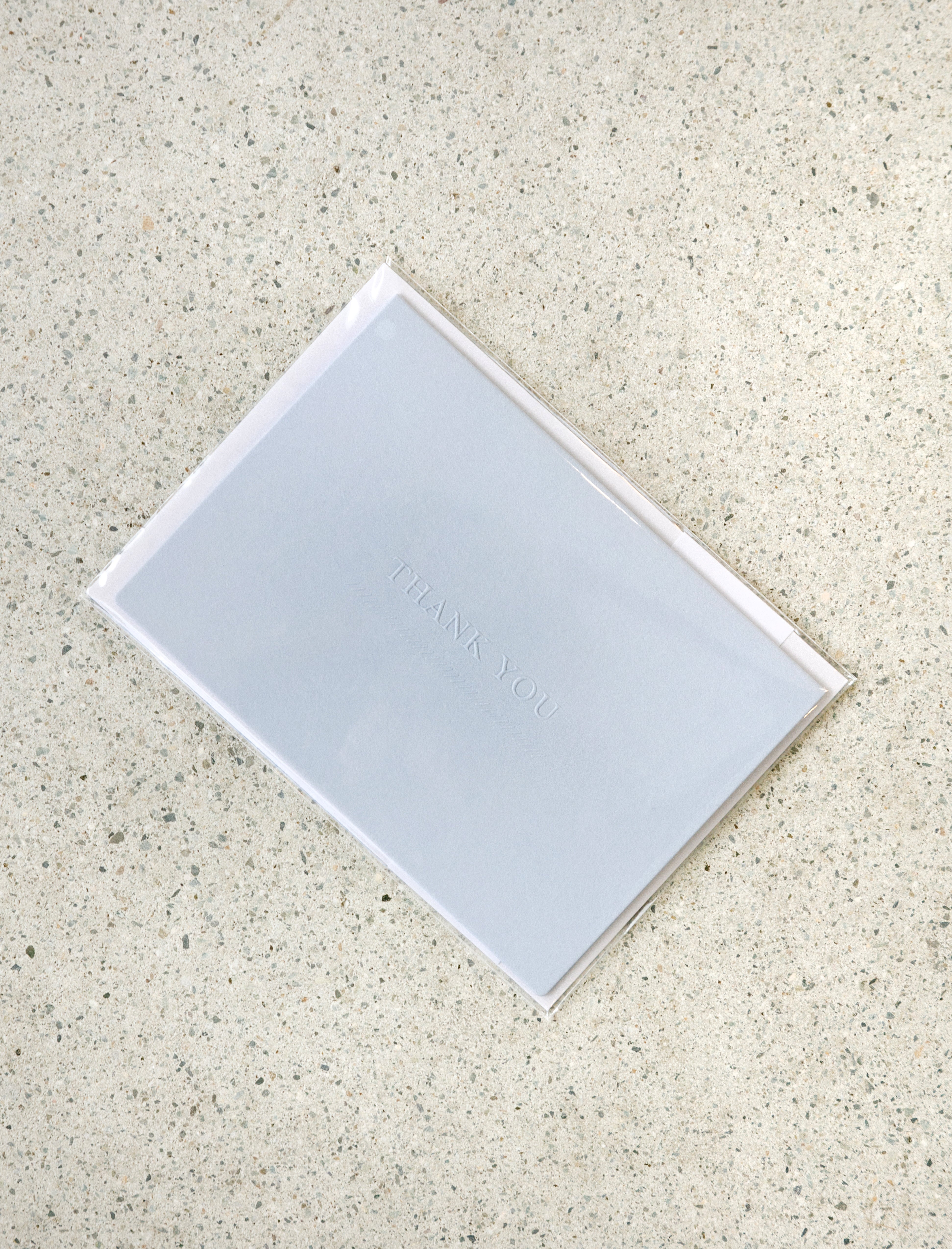 Takeo Dressco Thank You Card Saxe Blue