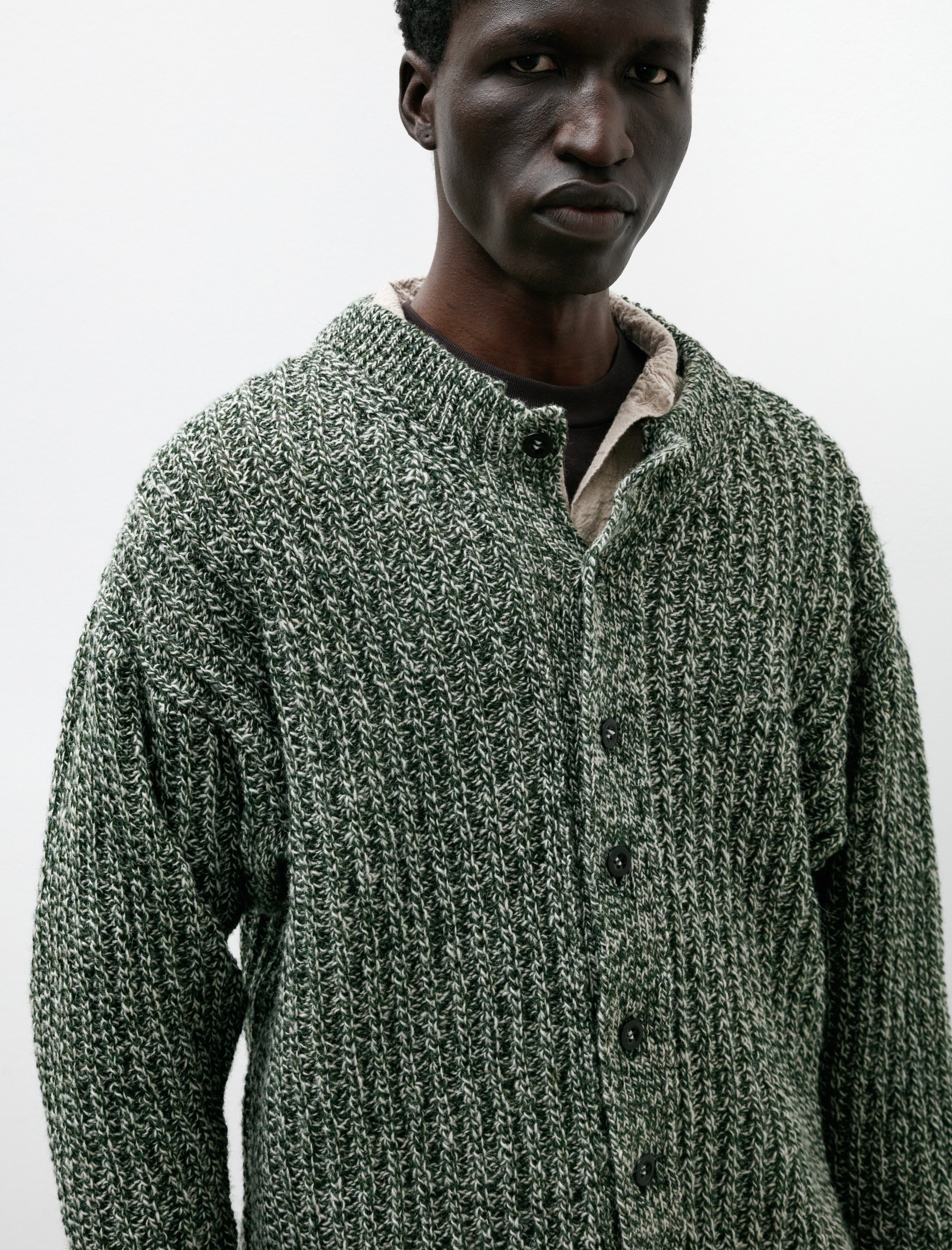 Tender 764 Tacuinum Cardigan Two Fold Shetland Connemara Green